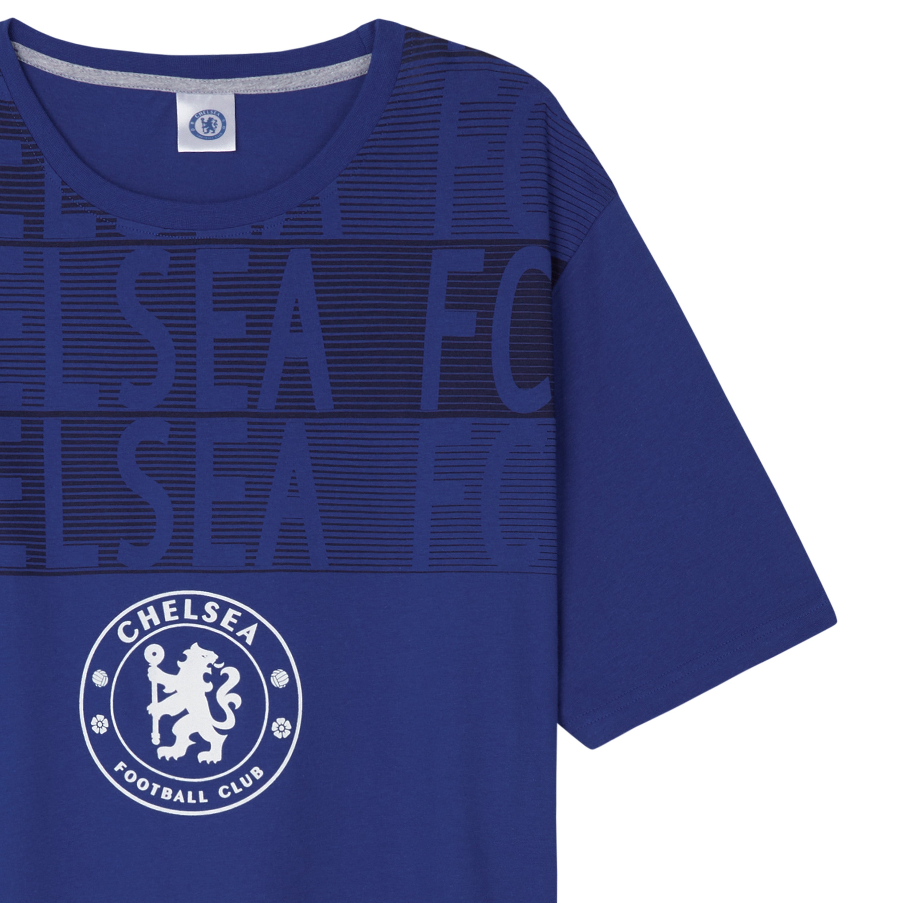 chelsea-f-c-pyjama-homme-taille-l-coton-bleu image 2