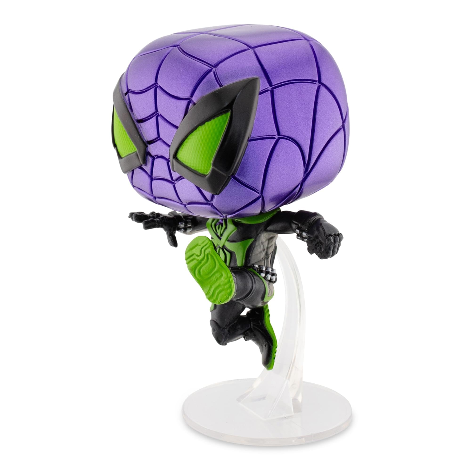 funko-pop-miles-morales-purple-reign-suit-figurine-vinyle-9-5-cm image 3