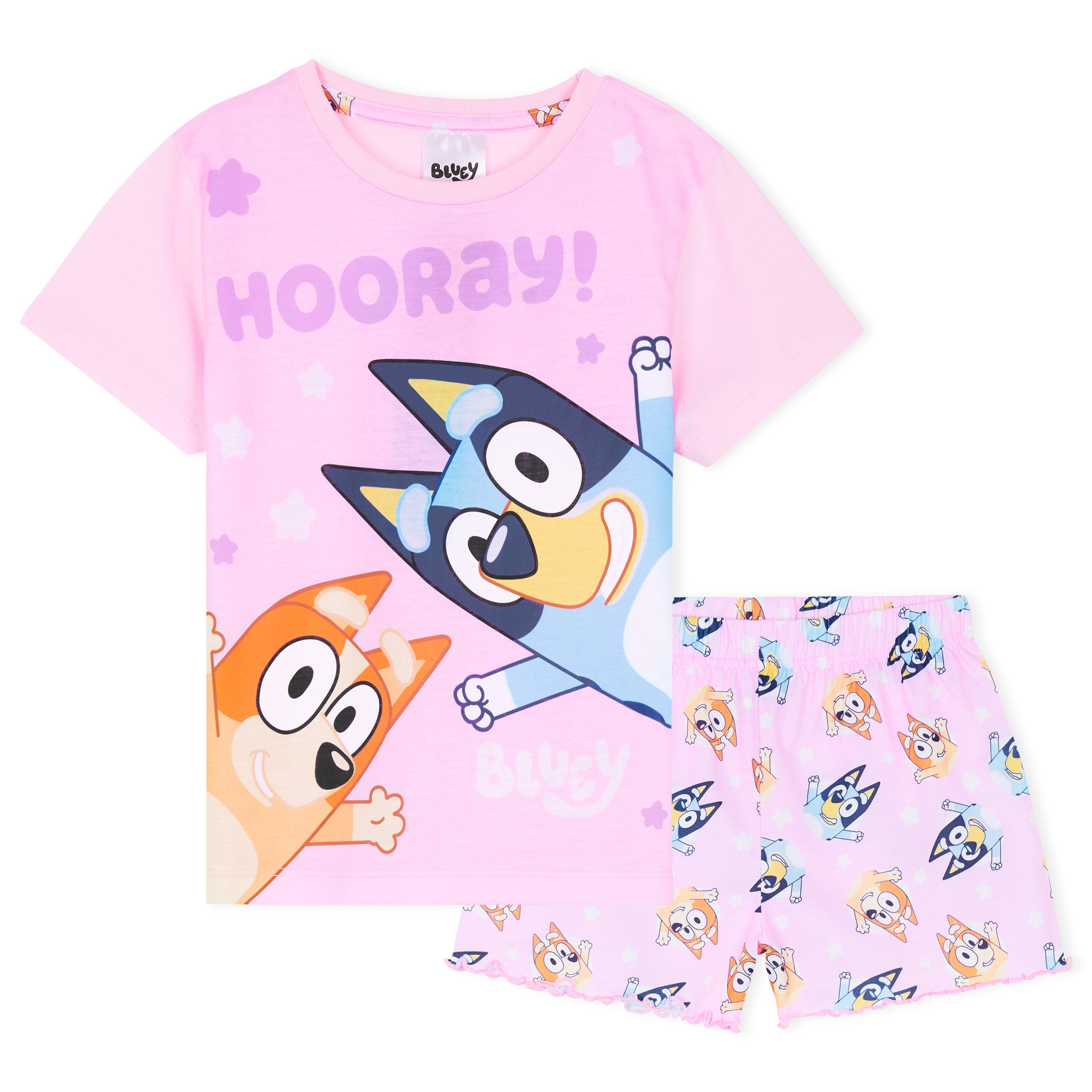 bluey-pyjama-enfant-short-2-pi-ces-coton-5-6-ans image 1