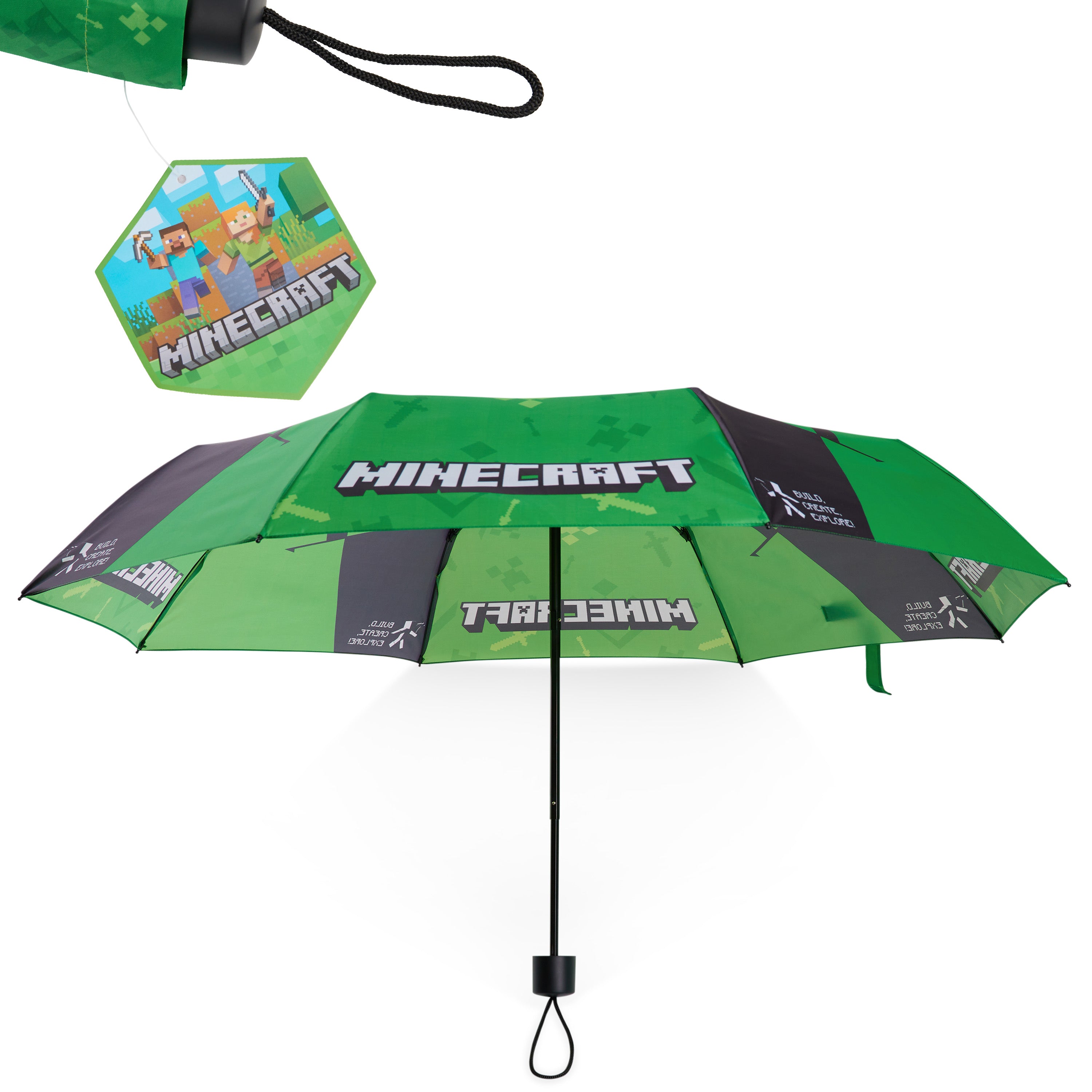 minecraft-parapluie-enfant-pliable-t-lescopique-l-ger image 2