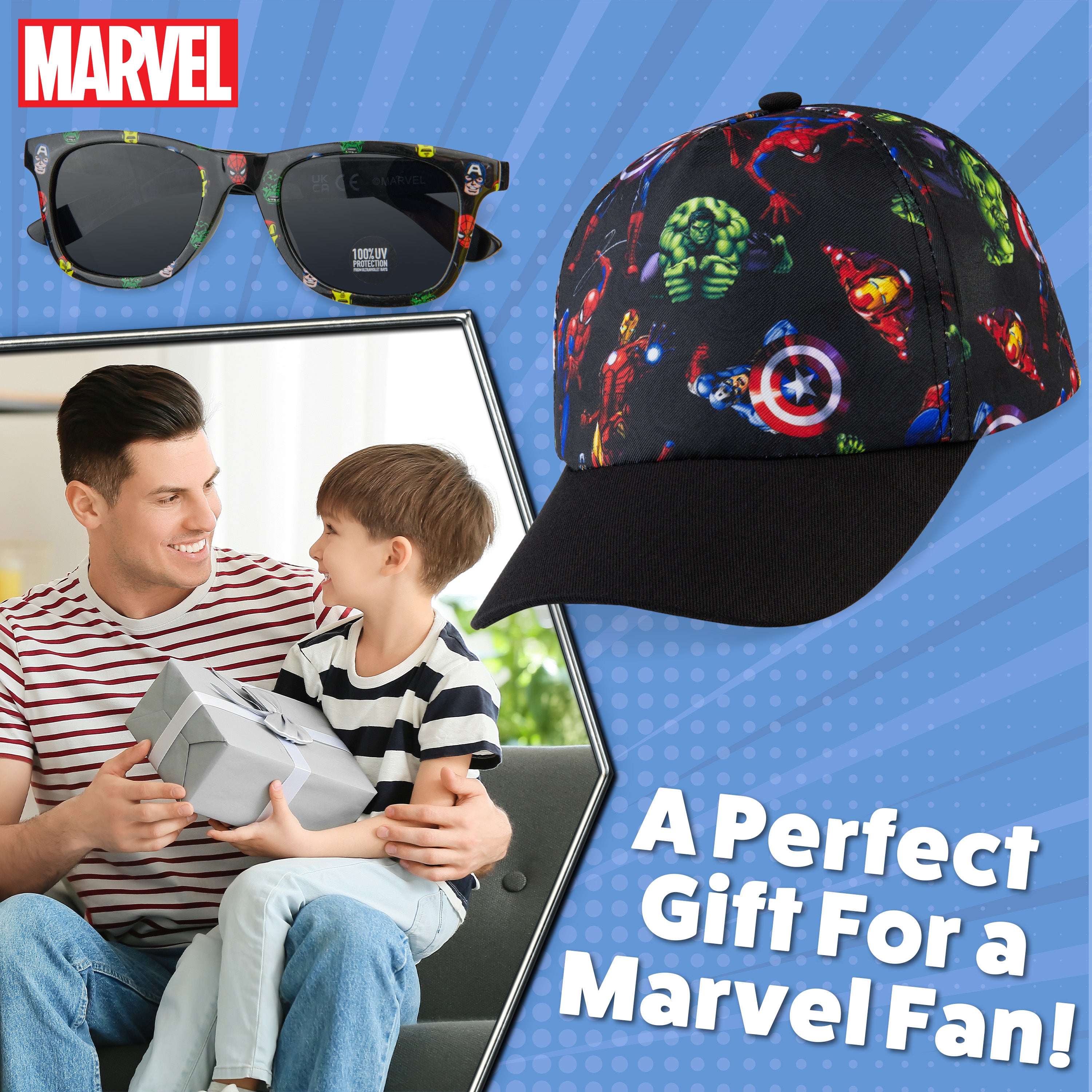 get-trend-boys-marvel-spiderman-casquette-lunettes-uv400 image 4