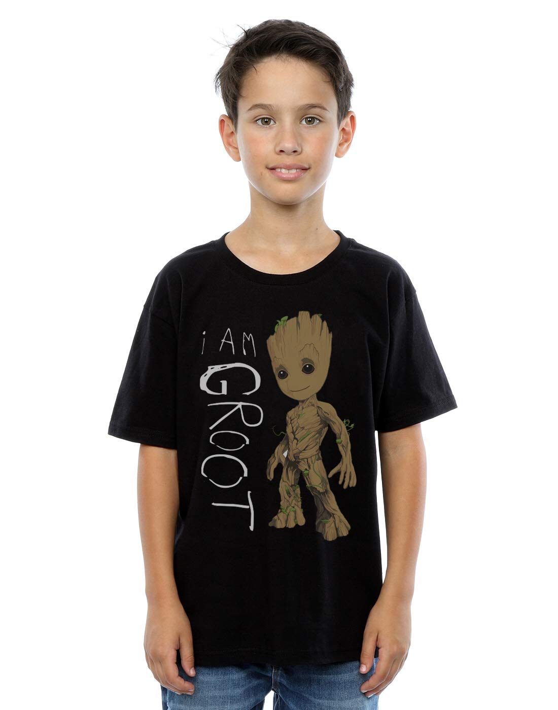 marvel-guardians-groot-i-am-groot-t-shirt-garon-coton image 1