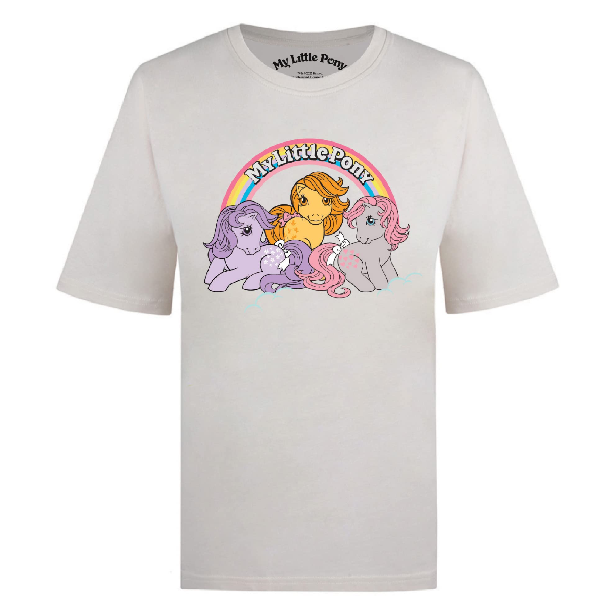 my-little-pony-rainbow-arch-t-shirt-femme-blanc-oversize image 4