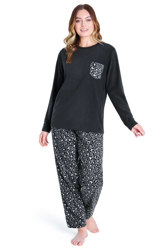 citycomfort-pyjama-femme-polaire-manche-longue-taille-m image 1