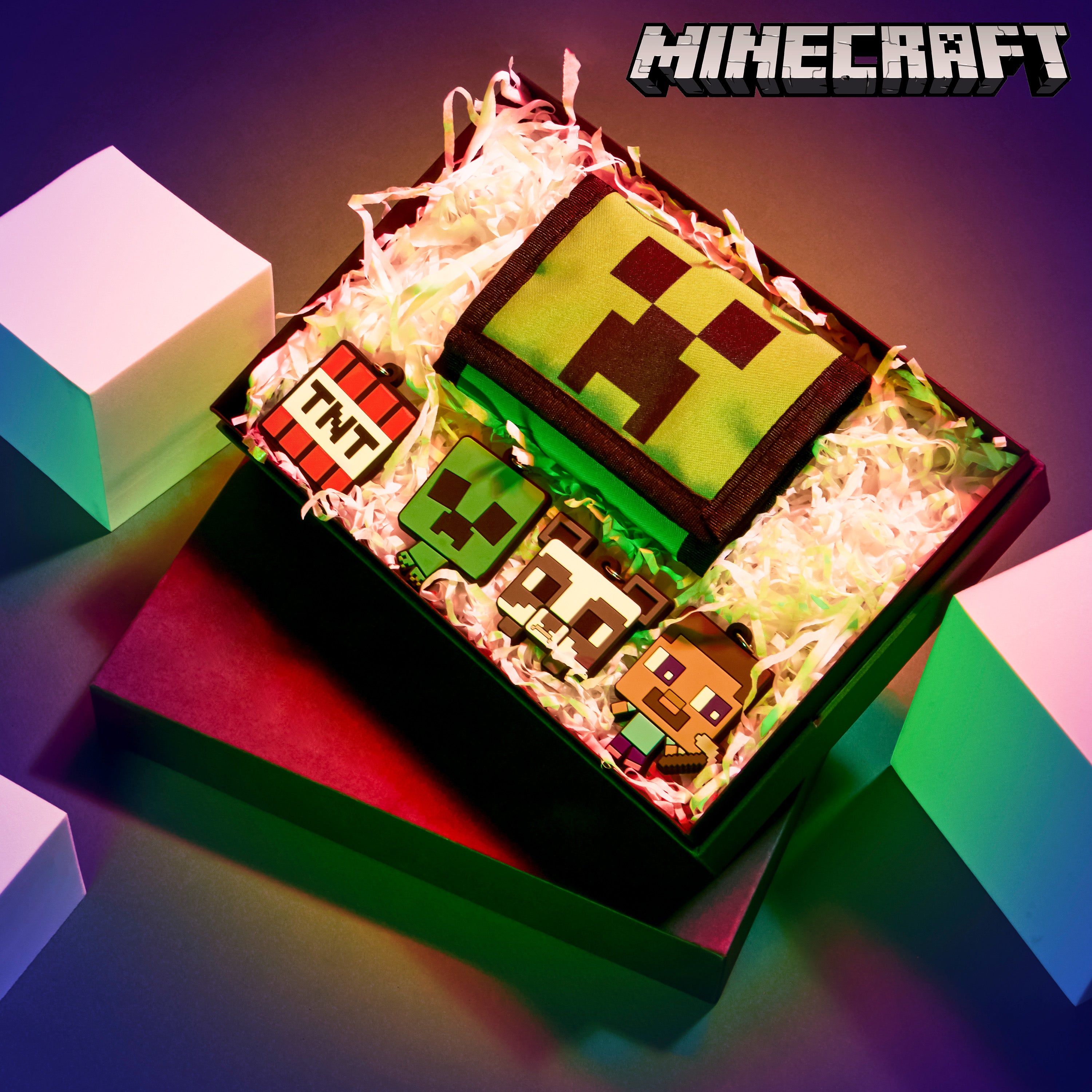 minecraft-portefeuille-gar-on-creeper-4-porte-cl-s image 2