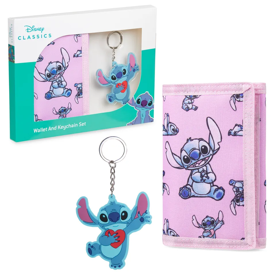 disney-stitch-portefeuille-enfant-rose-porte-cl-s image 1