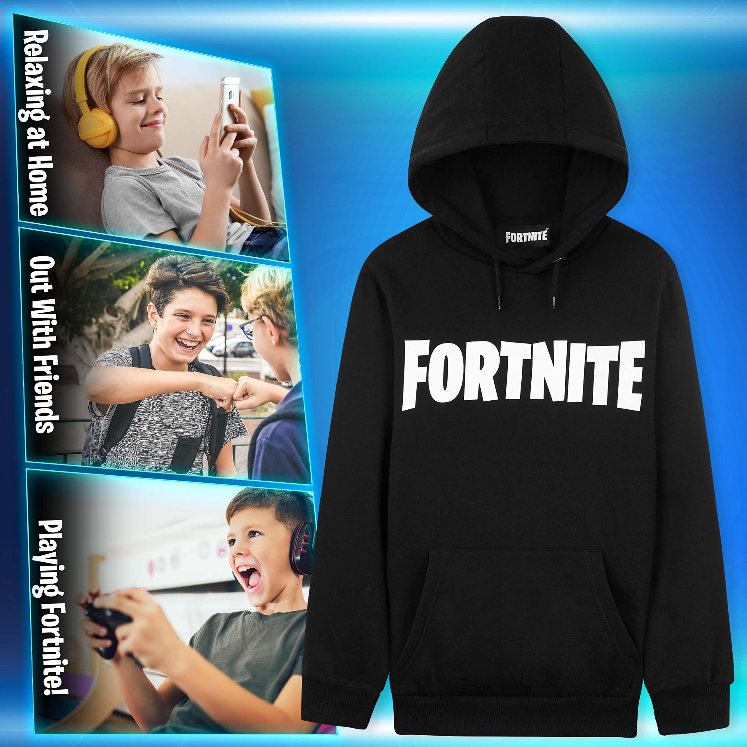 fortnite-sweat-capuche-gar-on-gaming-coton image 4