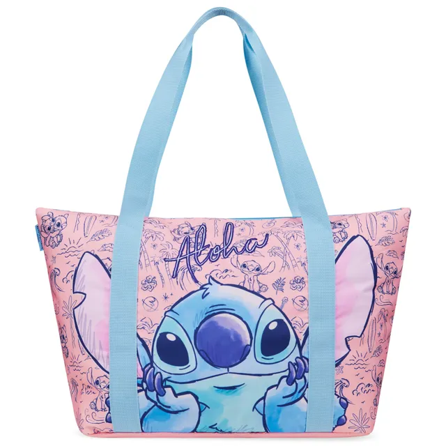 disney-stitch-tote-bag-plage-femme-grand-mod-le-zipp image 1