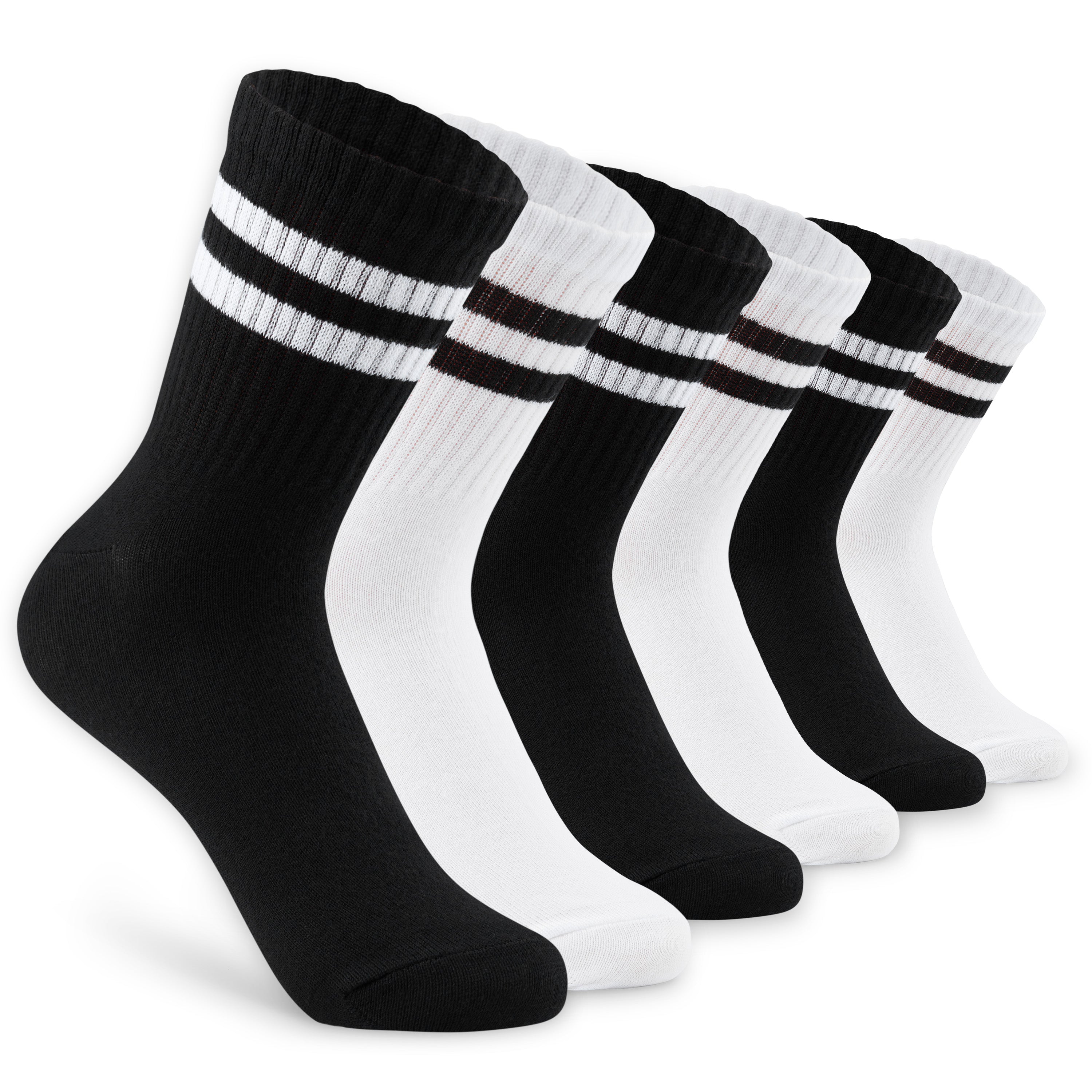 citycomfort-chaussettes-femme-sport-lot-6-coton-r-tro image 1