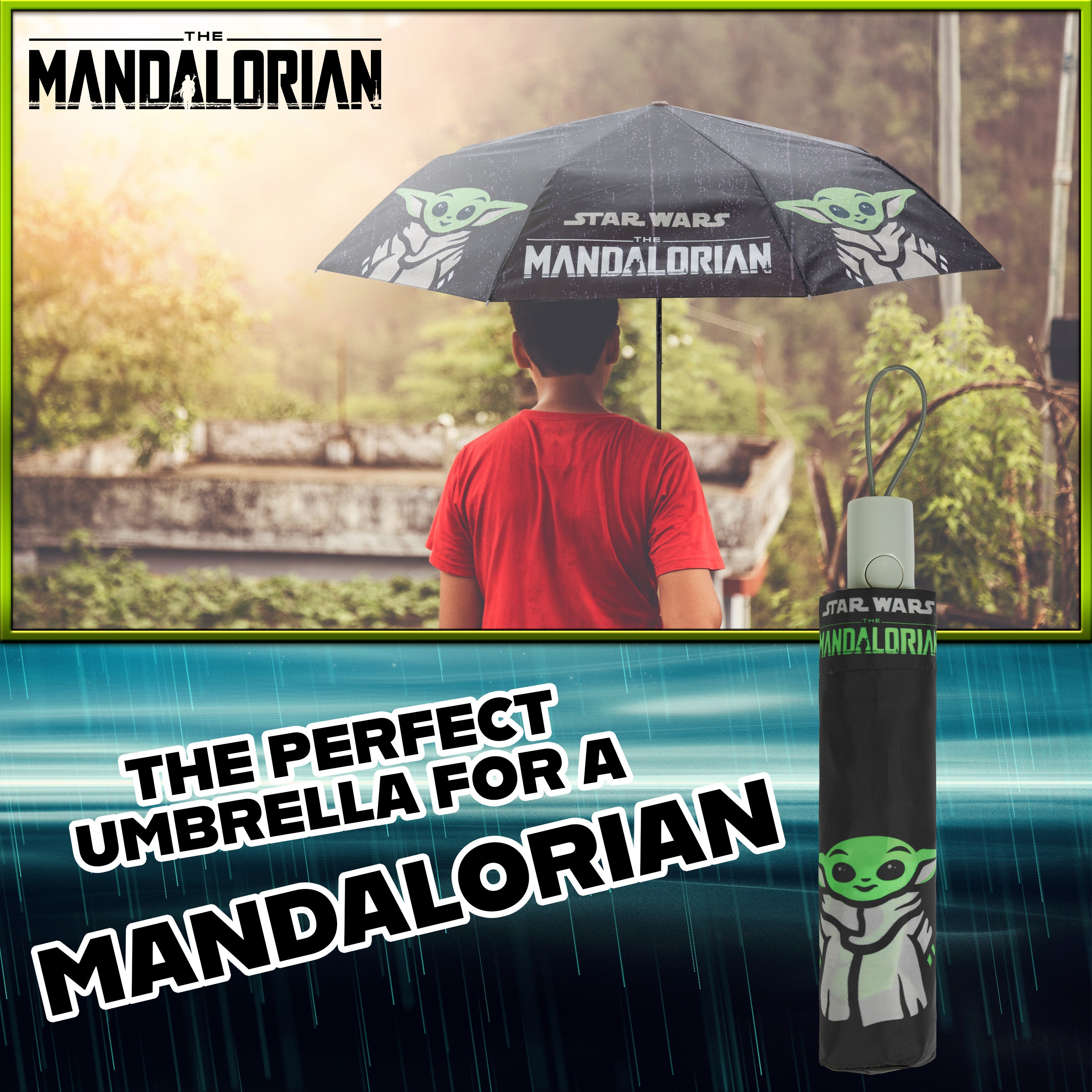 get-trend-mandalorian-parapluie-pliant-baby-yoda-compact image 4
