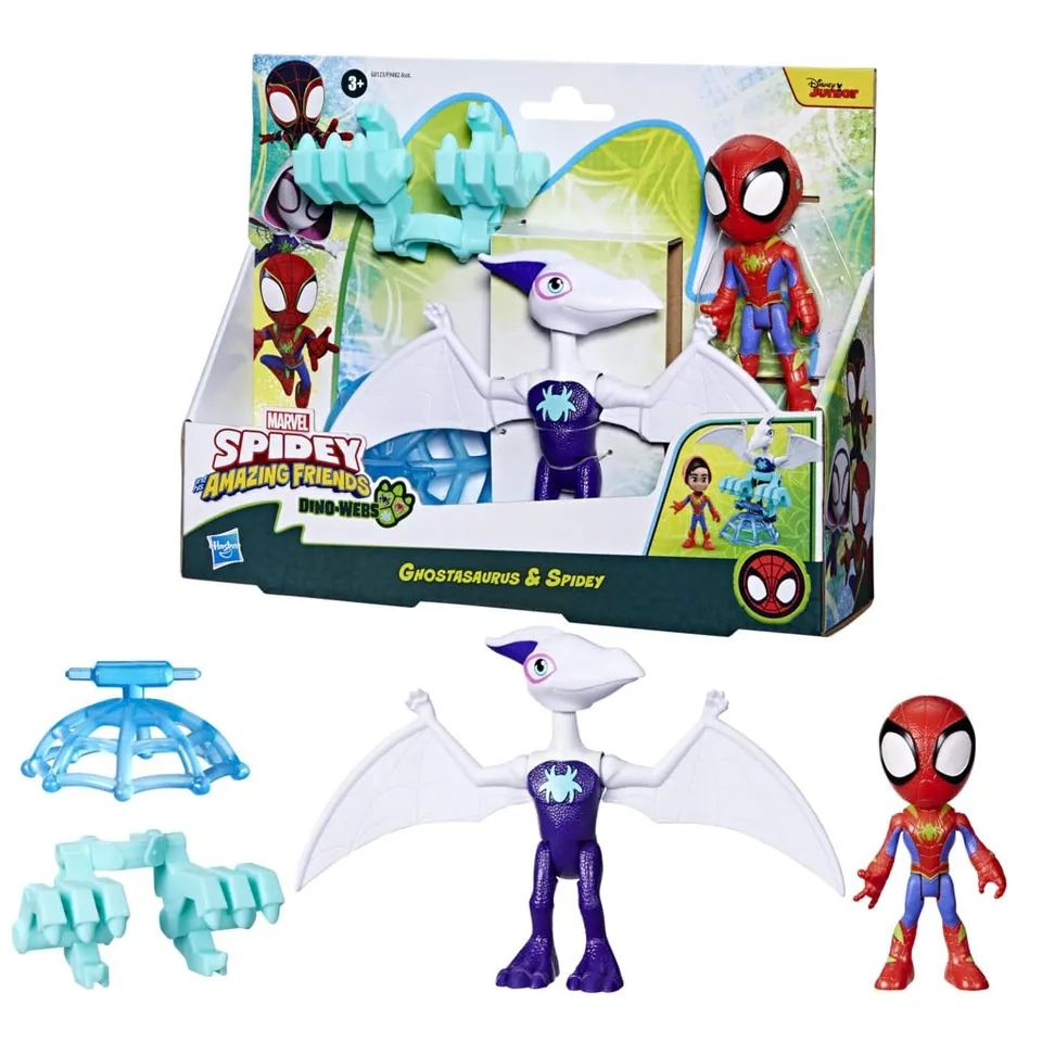 hasbro-spidey-amis-extraordinaires-ghostasaurus-spidey-figurine-10cm image 1