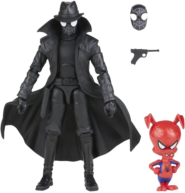 marvel-legends-spider-man-noir-spider-ham-figurine-15-cm image 1
