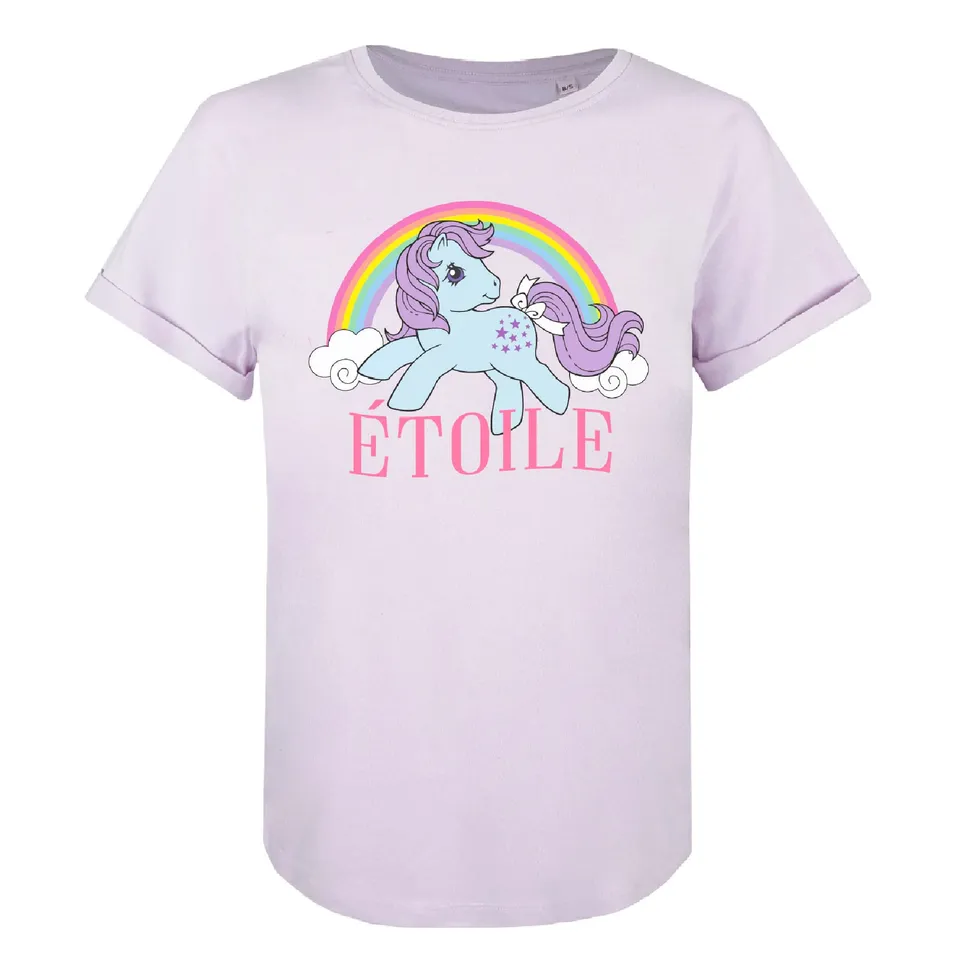 my-little-pony-etoile-t-shirt-femme-lavande-s-coton image 1