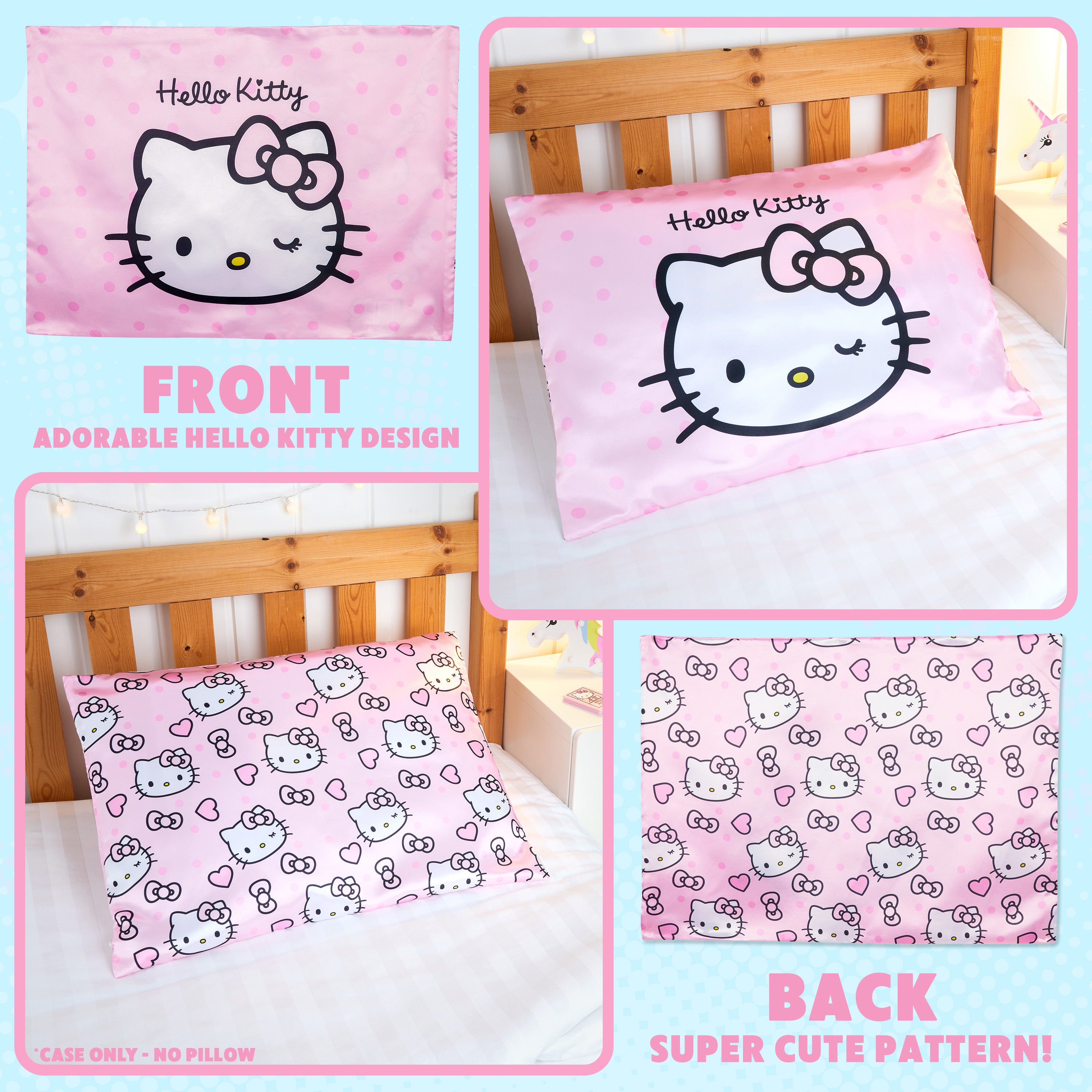 hello-kitty-taie-oreiller-satin-48x66-zip-fermeture image 4