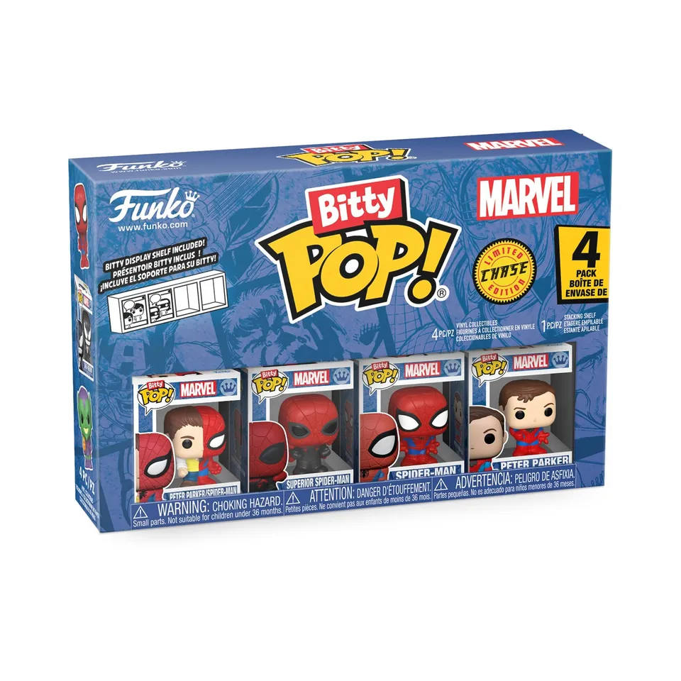 funko-pop-spider-man-bitty-pop-pack-4-figurines-2-3-cm image 1