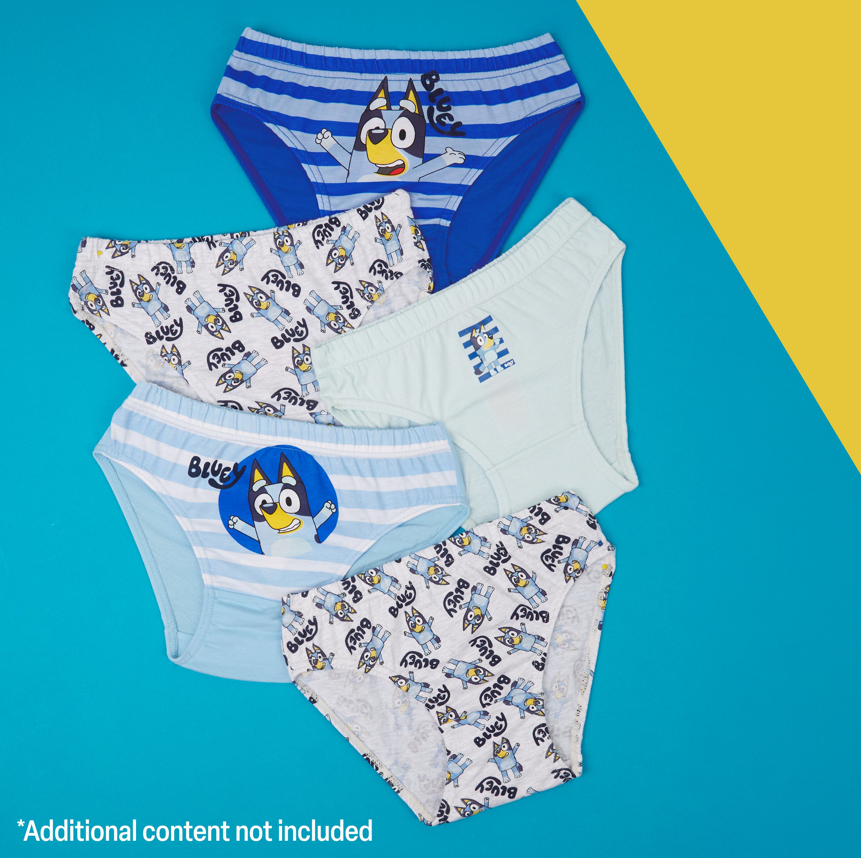 bluey-slip-gar-on-coton-pack-5-taille-5-6-ans-motifs image 2