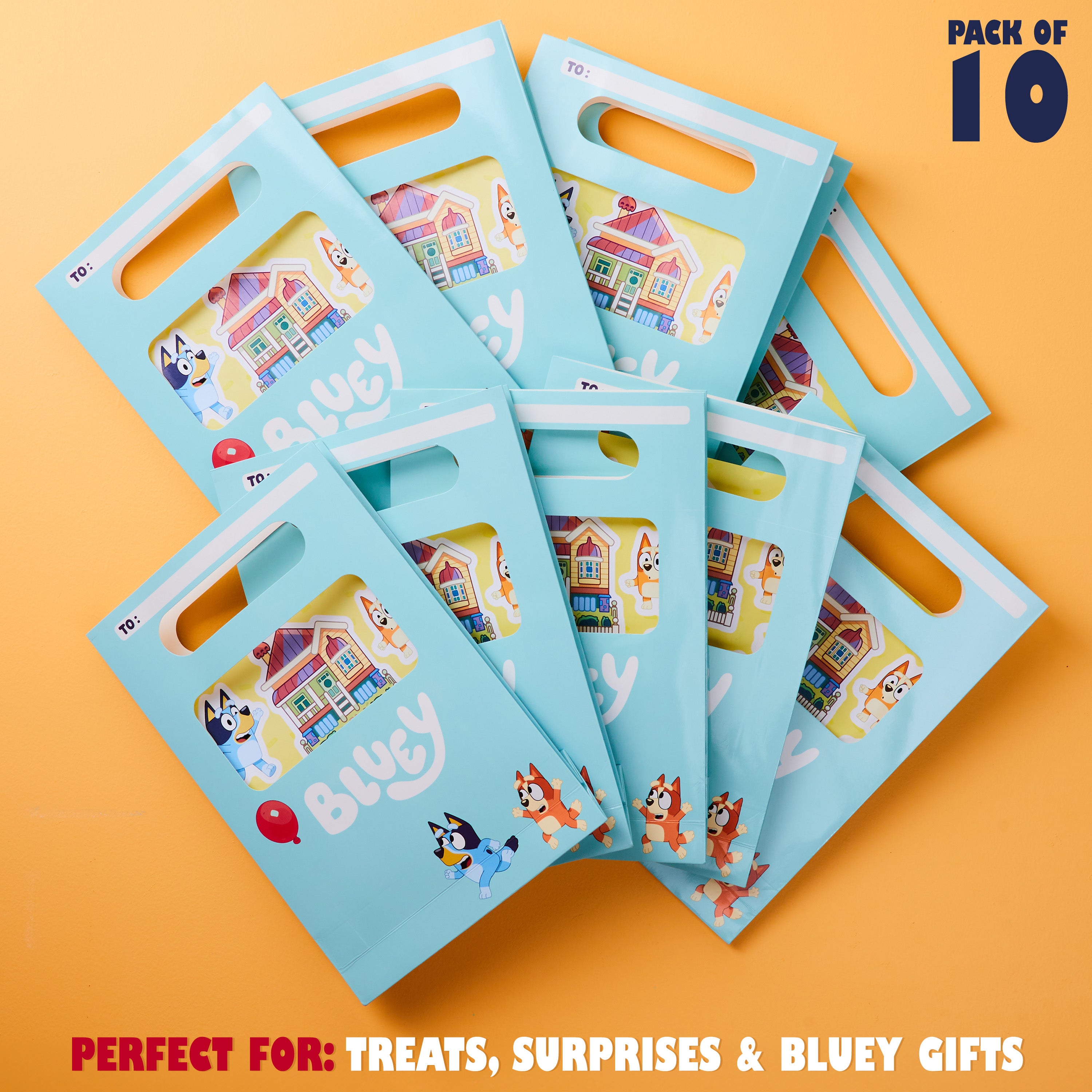 bluey-sachets-anniversaire-enfant-lot-10-avec-stickers image 3