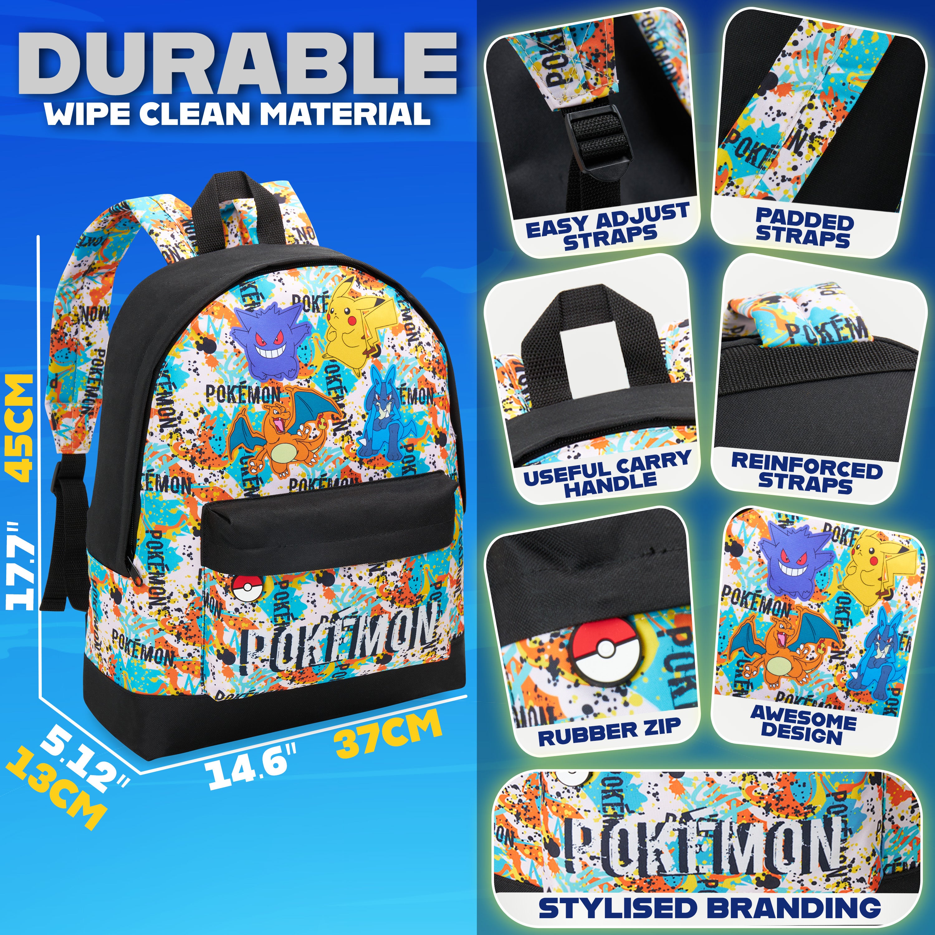 get-trend-pok-mon-sac-dos-pikachu-enfant-et-ado image 4