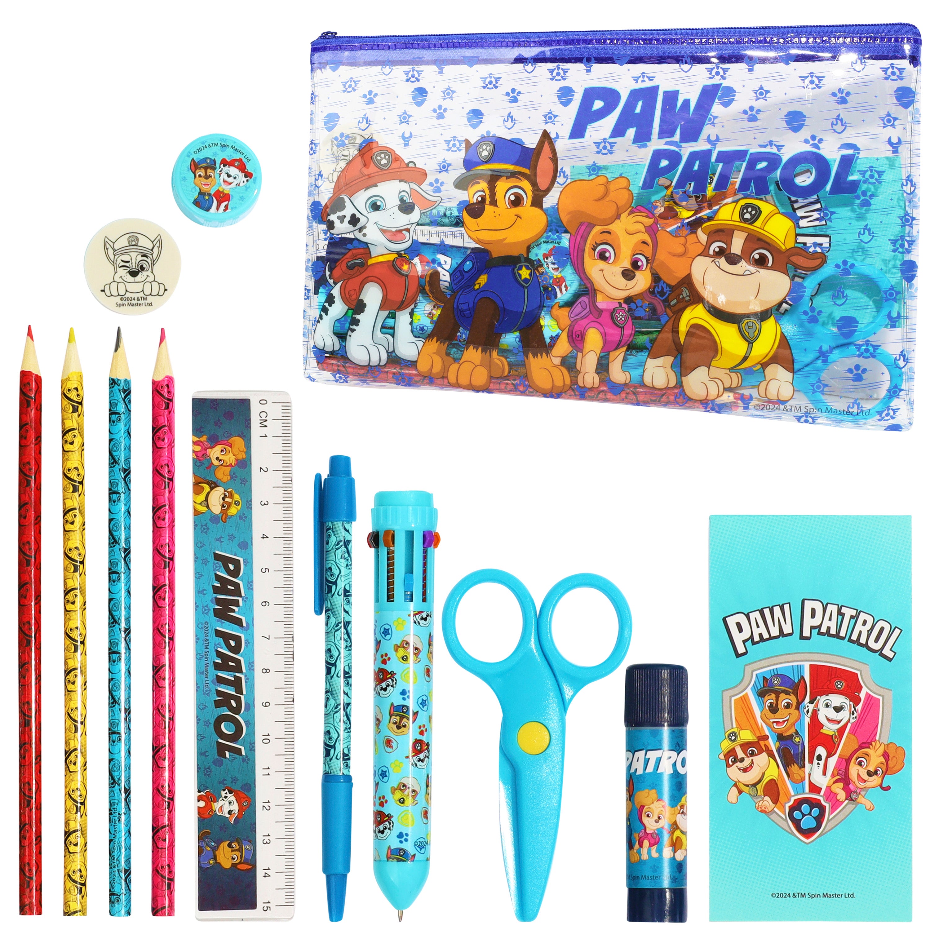 pat-patrouille-trousse-garnie-papeterie-enfant-25cm image 1