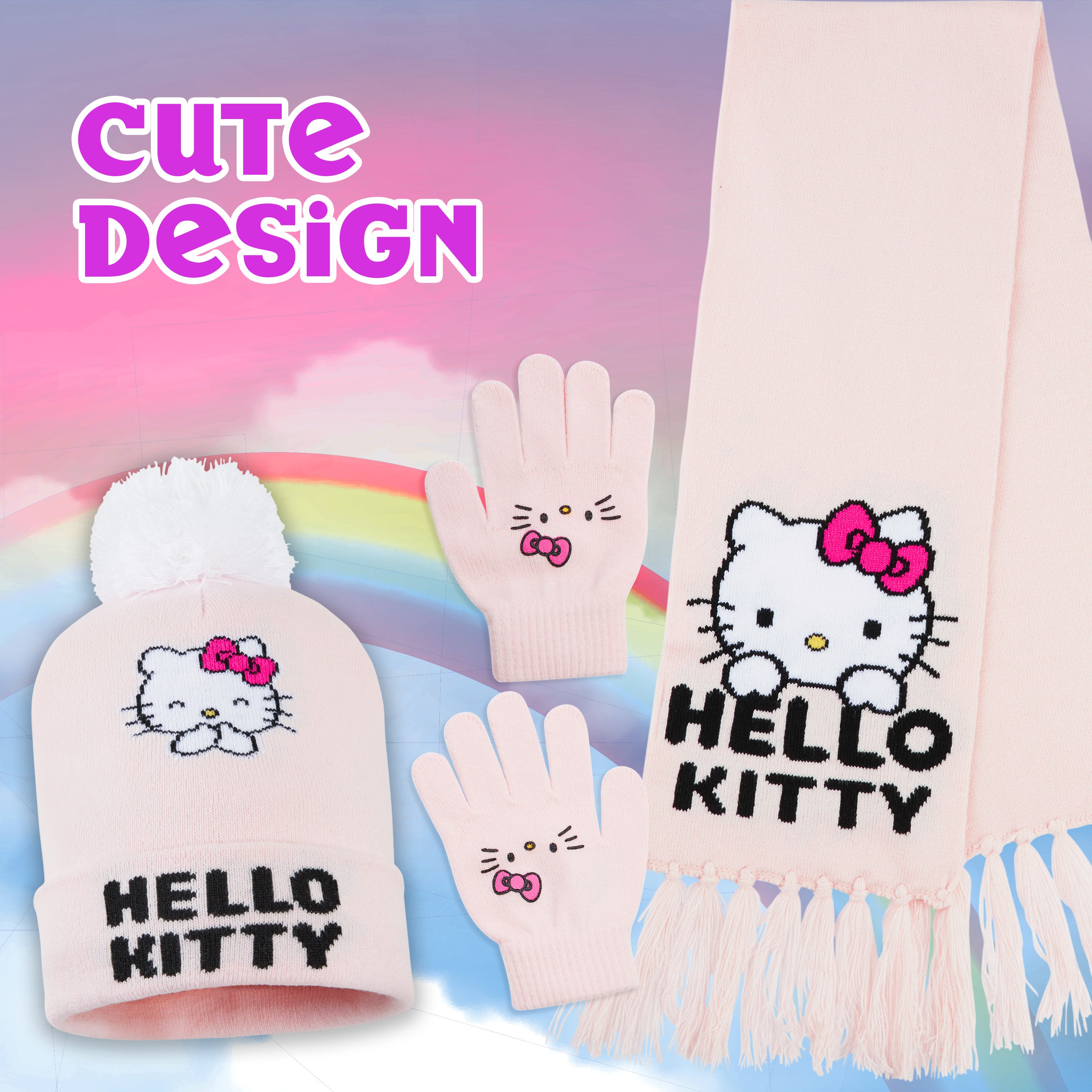 hello-kitty-ensemble-hiver-fille-bonnet-charpe-gants-4-12-ans image 6