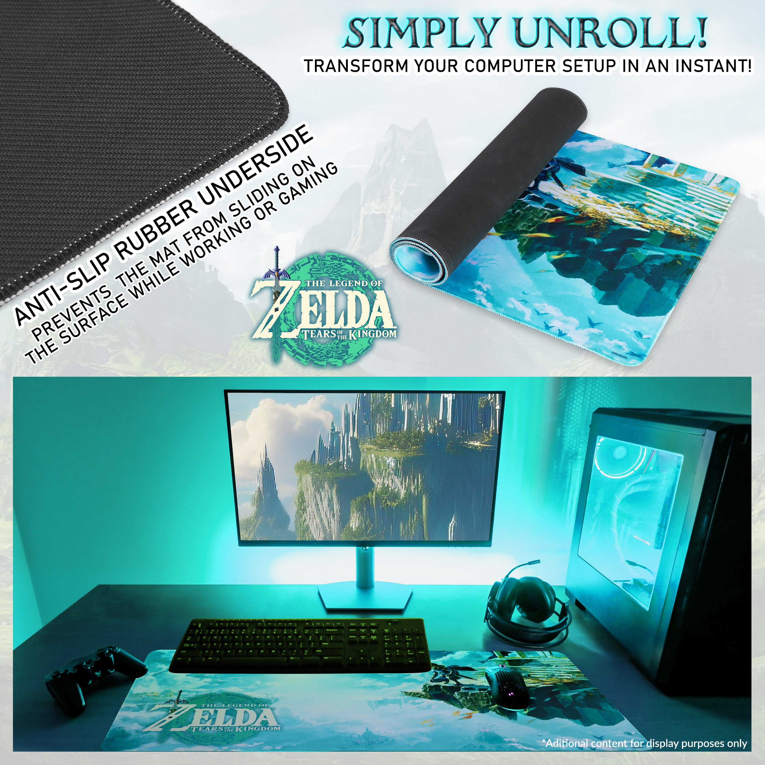 zelda-tapis-souris-xxl-80x35-cm-antid-rapant-gamer image 4