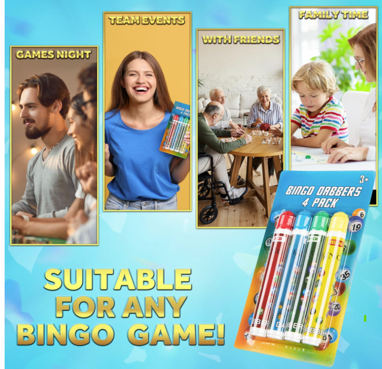 kreativekraft-marqueurs-bingo-lot-multi-couleurs-anti-goutte image 5