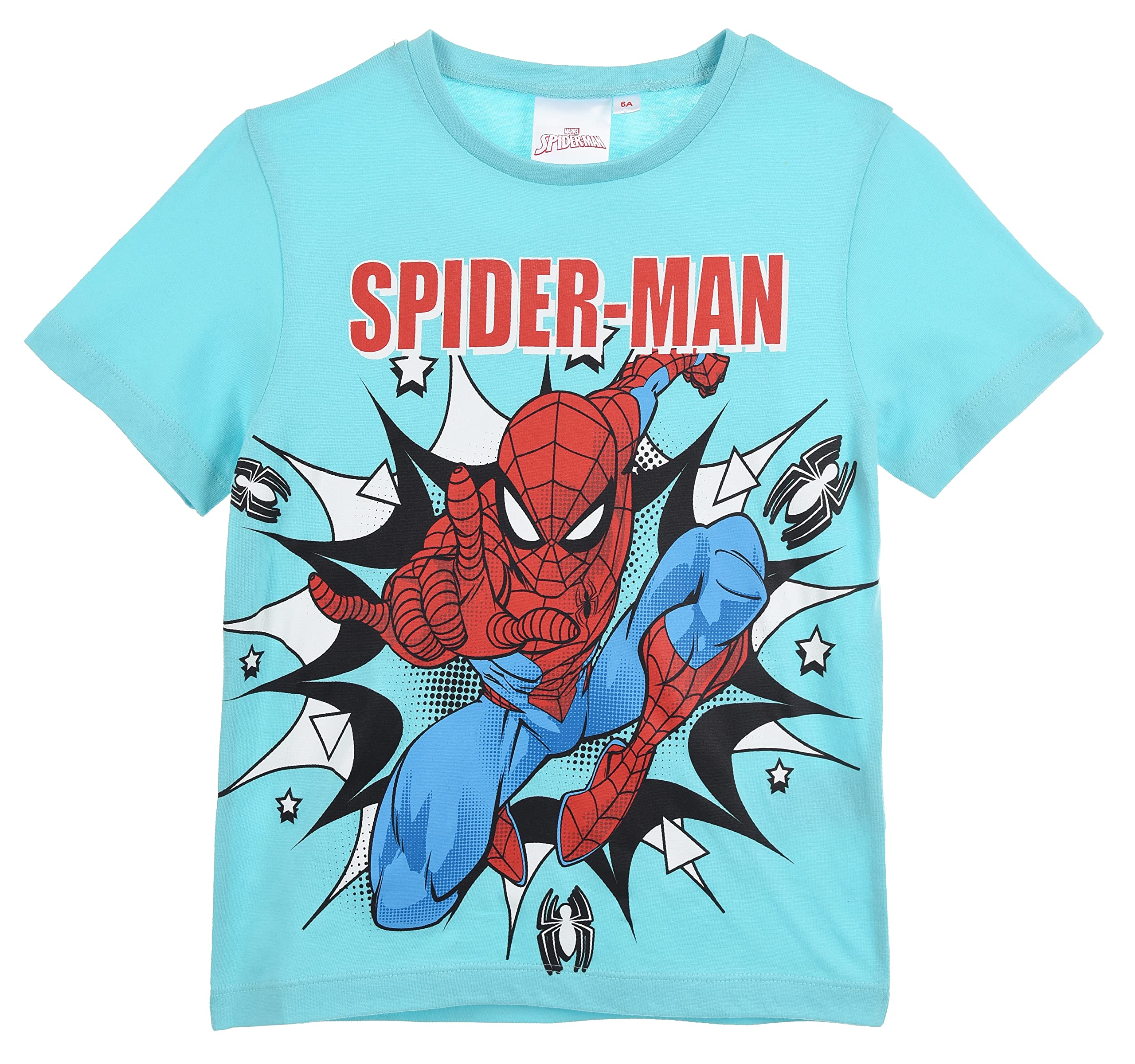 marvel-spider-man-t-shirt-gar-on-bleu-8-ans image 1