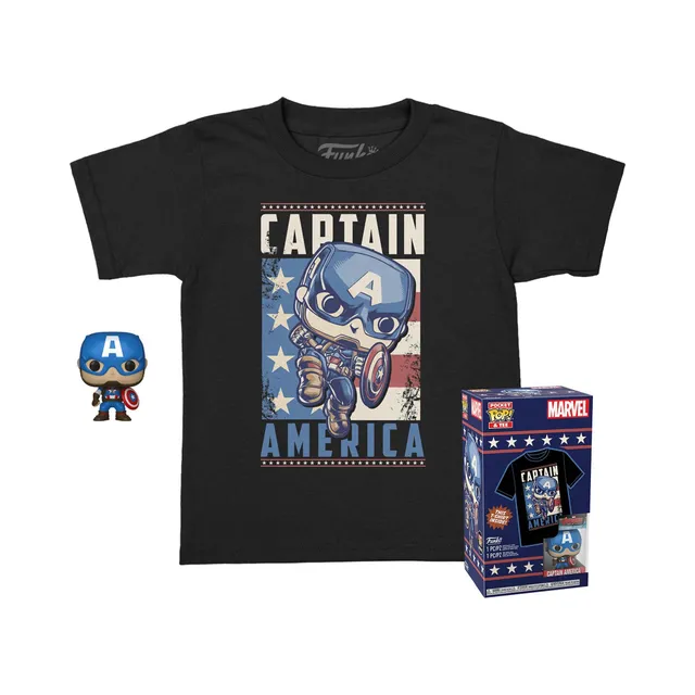 funko-pocket-pop-tee-captain-america-t-shirt-l-figurine image 1