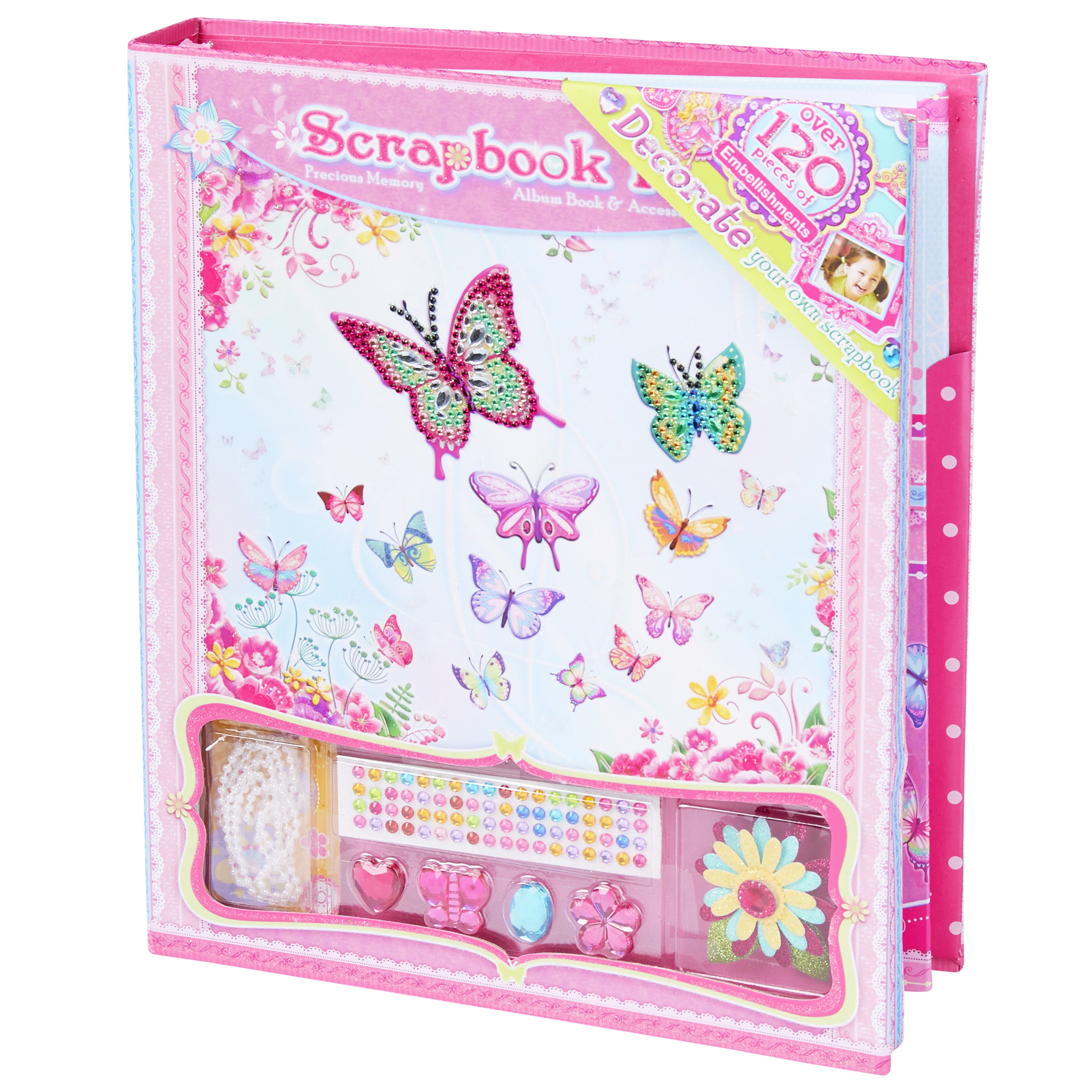 get-trend-arts-crafts-kit-scrapbook-enfant-120-pi-ces-fille image 6