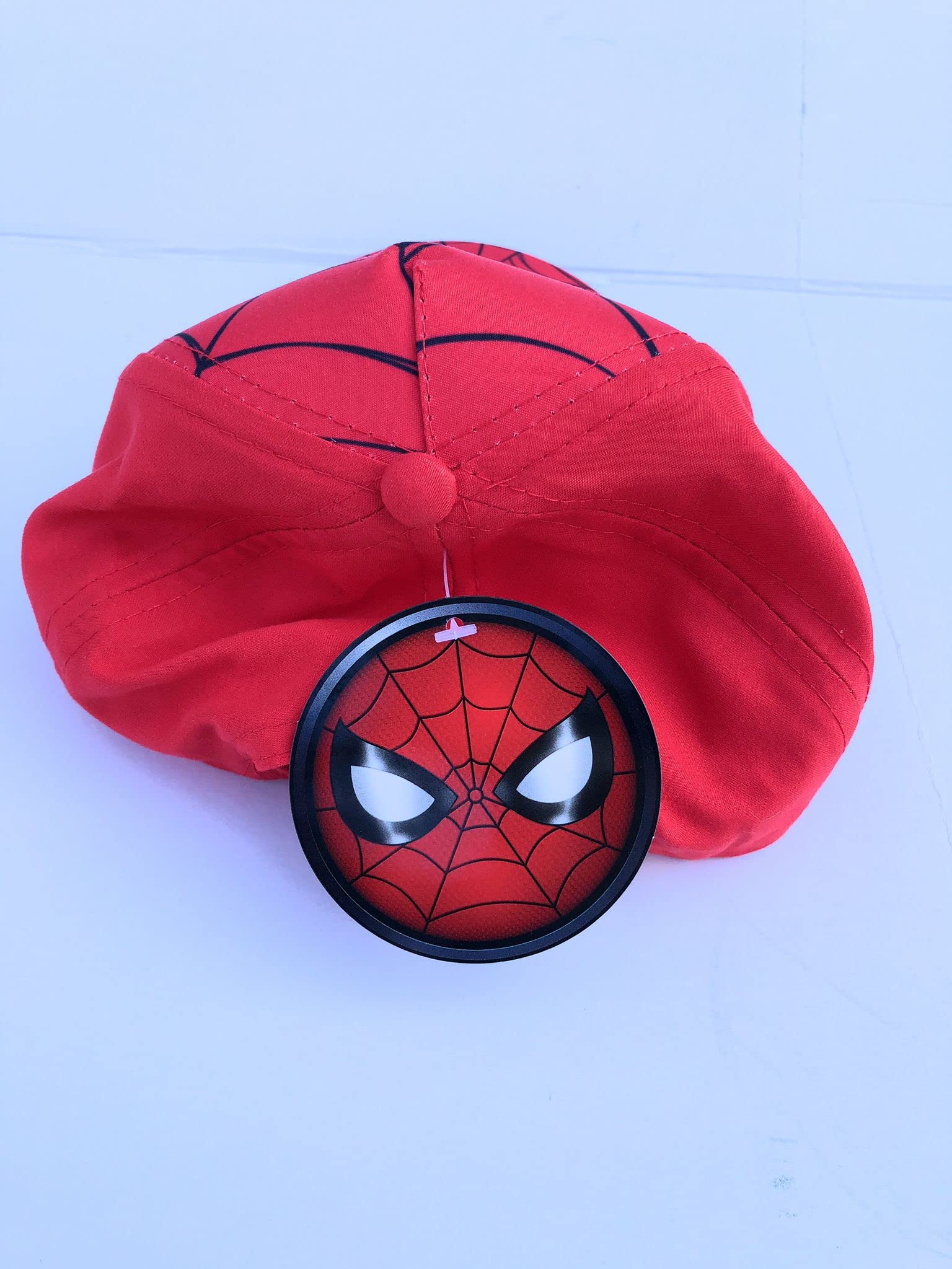 marvel-spider-man-casquette-enfant-rouge-toile-d-araign-e image 4