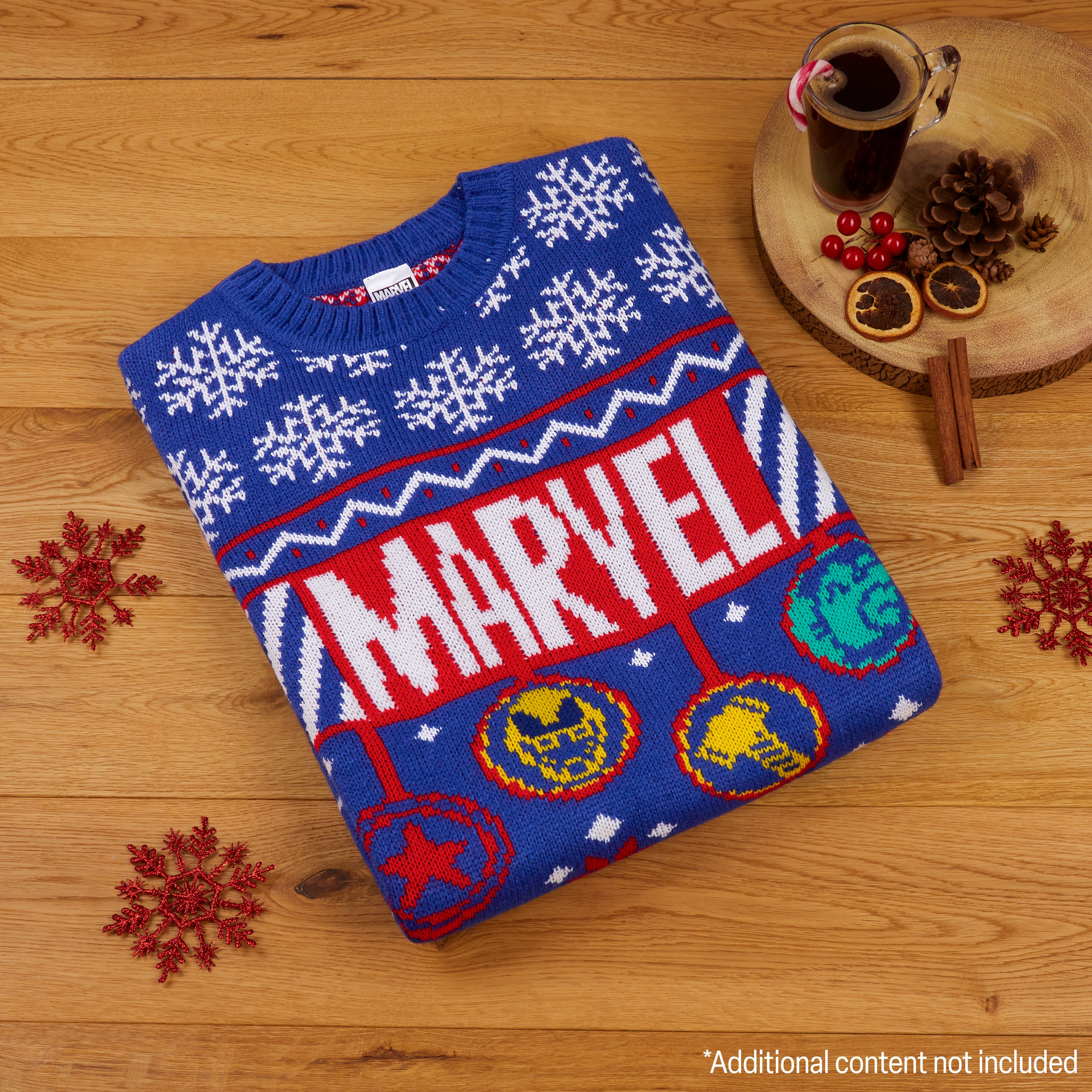 marvel-pull-de-no-l-homme-tricot-taille-m-chaud image 2