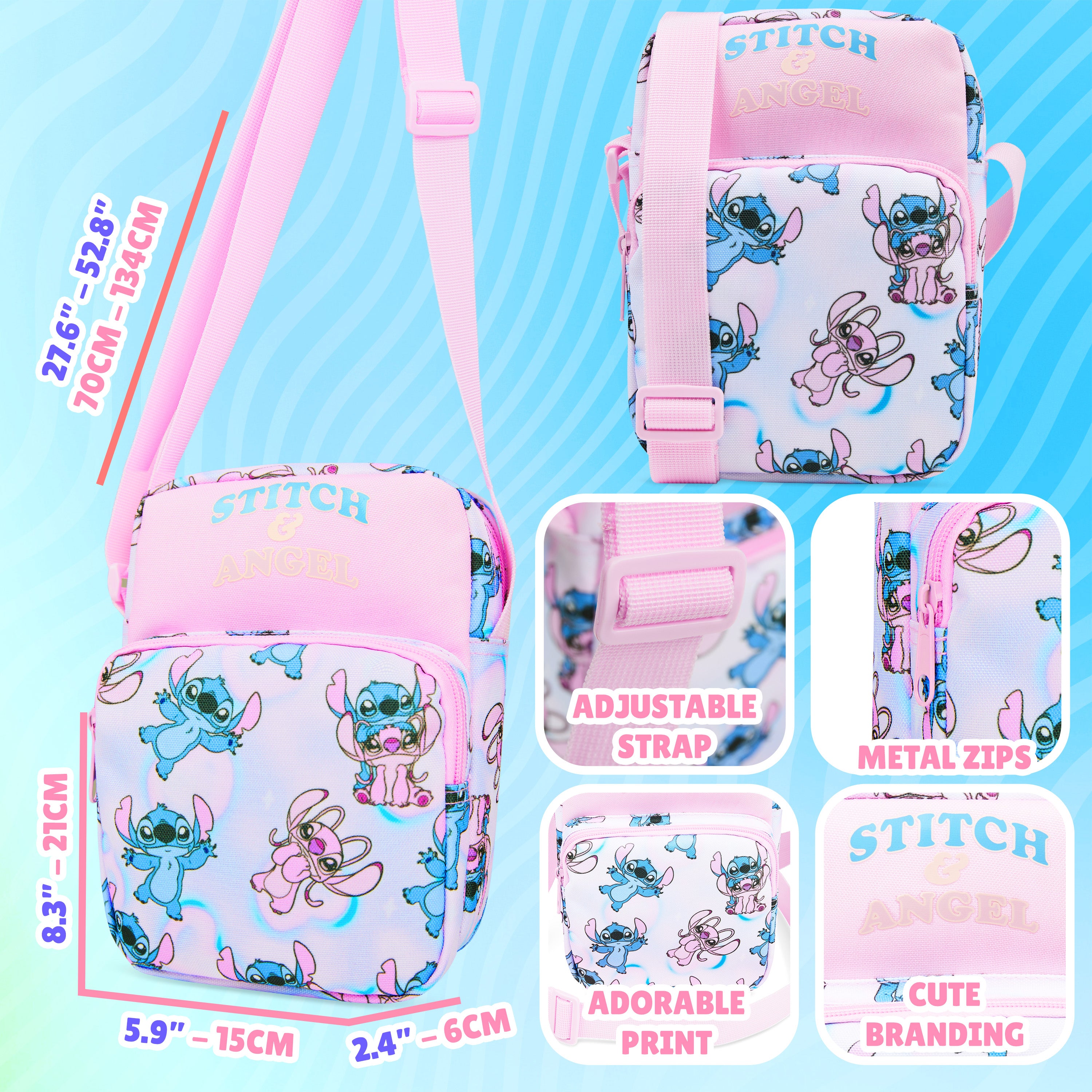 get-trend-disney-stitch-sac-bandouli-re-fille-sangle-r-glable image 6
