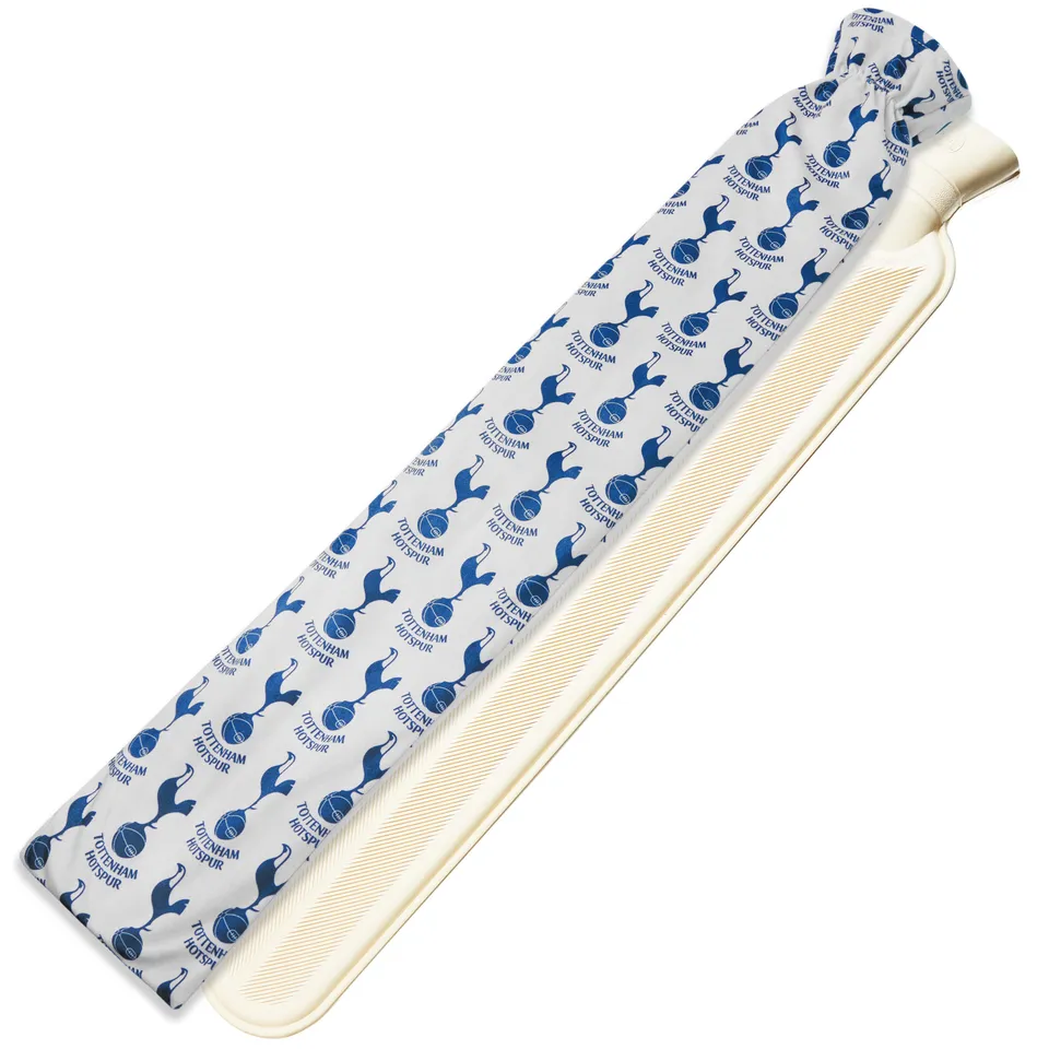 tottenham-hotspur-bouillotte-longue-2l-housse-douce-blanc-marine image 1