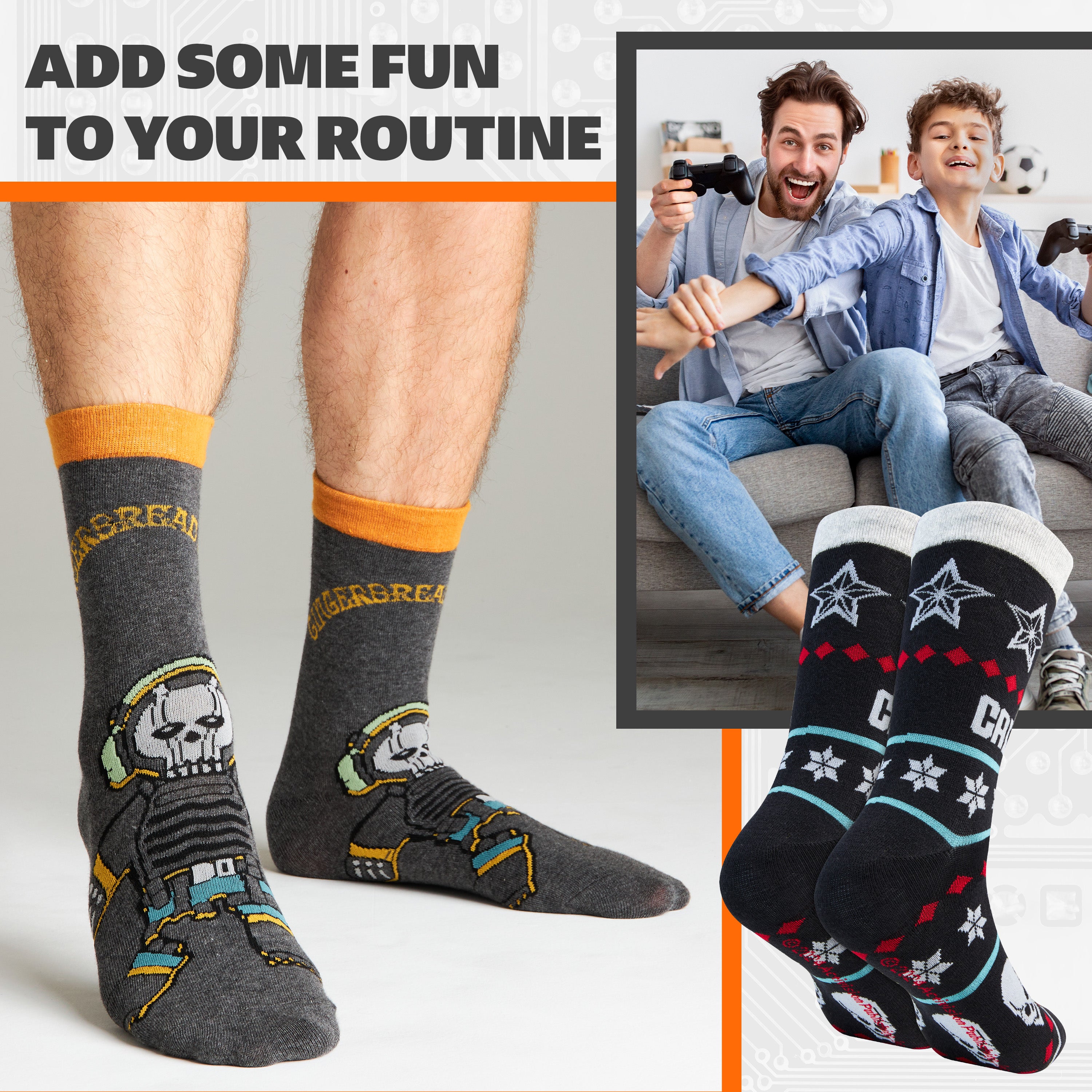 get-trend-call-of-duty-chaussettes-homme-lot-5-coton image 3