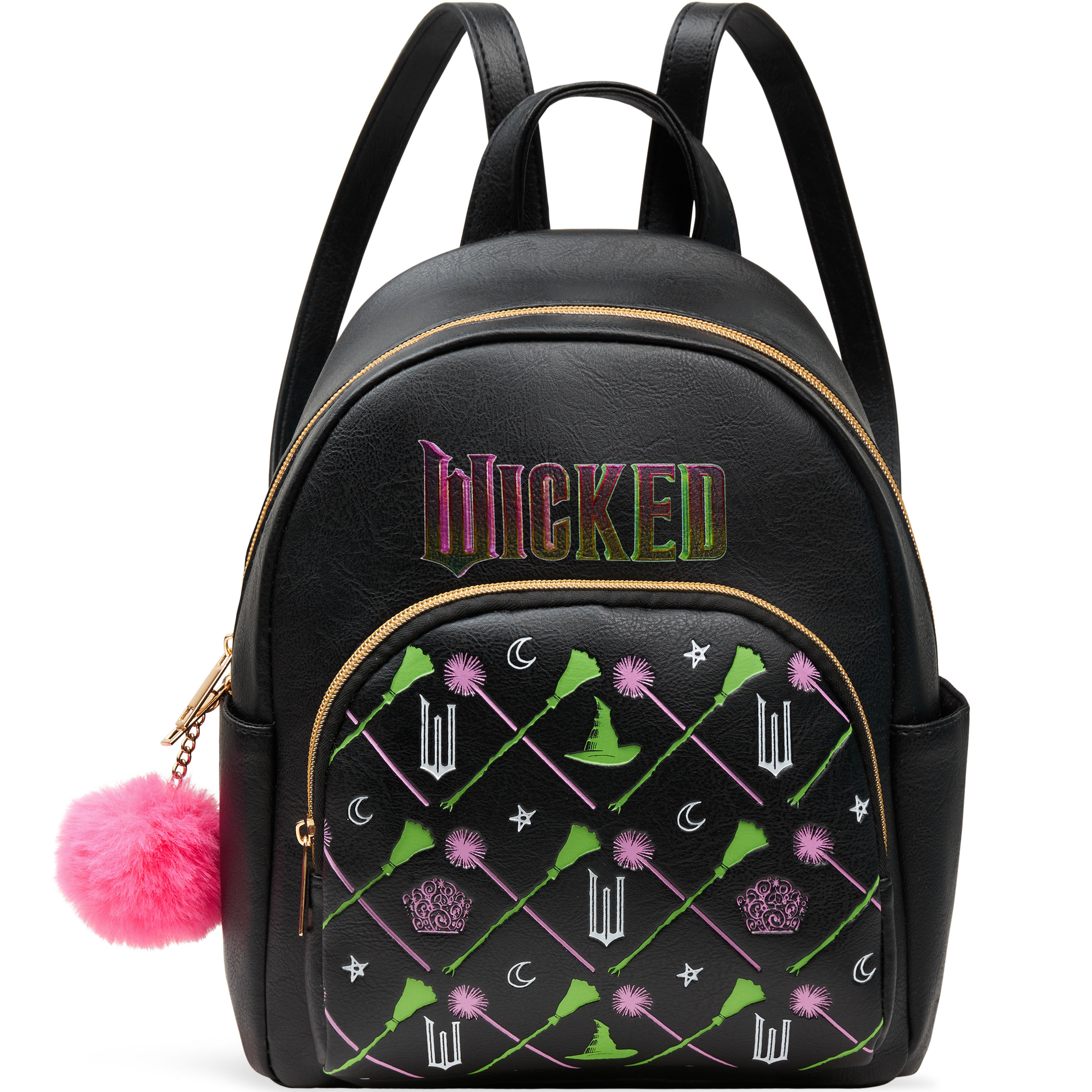 wicked-school-supplies-mini-sac-dos-simili-cuir-noir-elphaba-glinda image 6