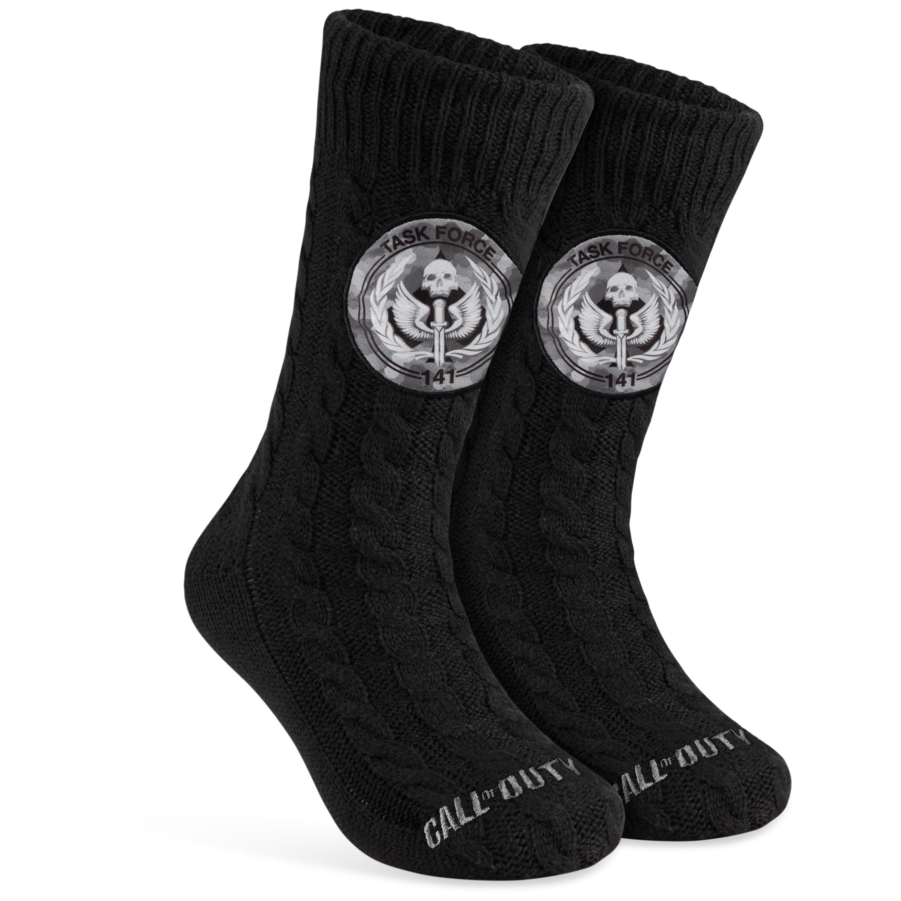 call-of-duty-chaussettes-pantoufles-homme-taille-unique-gaming image 1