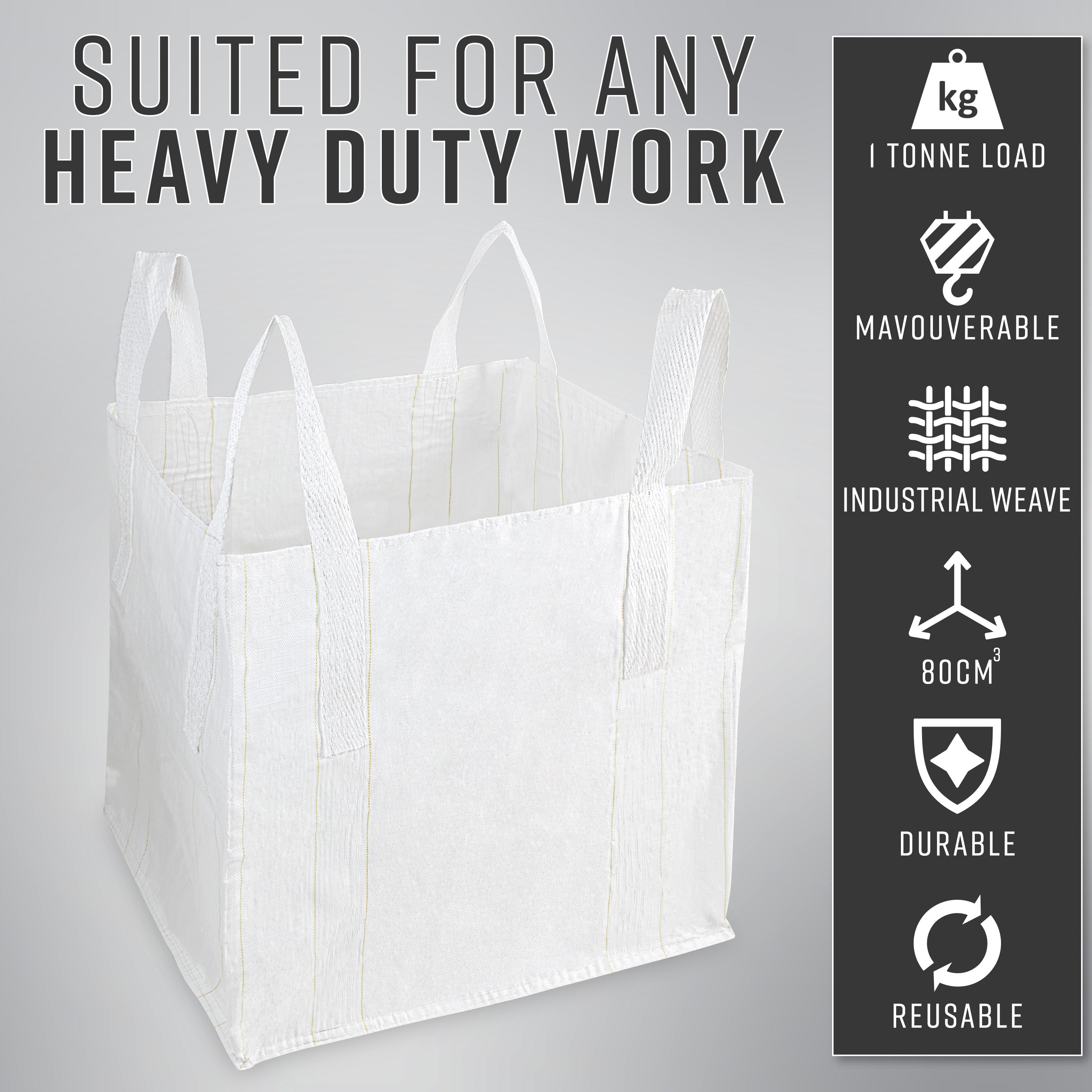 deco-express-white-1t-sac-gravats-blanc-500l-1-pack image 5