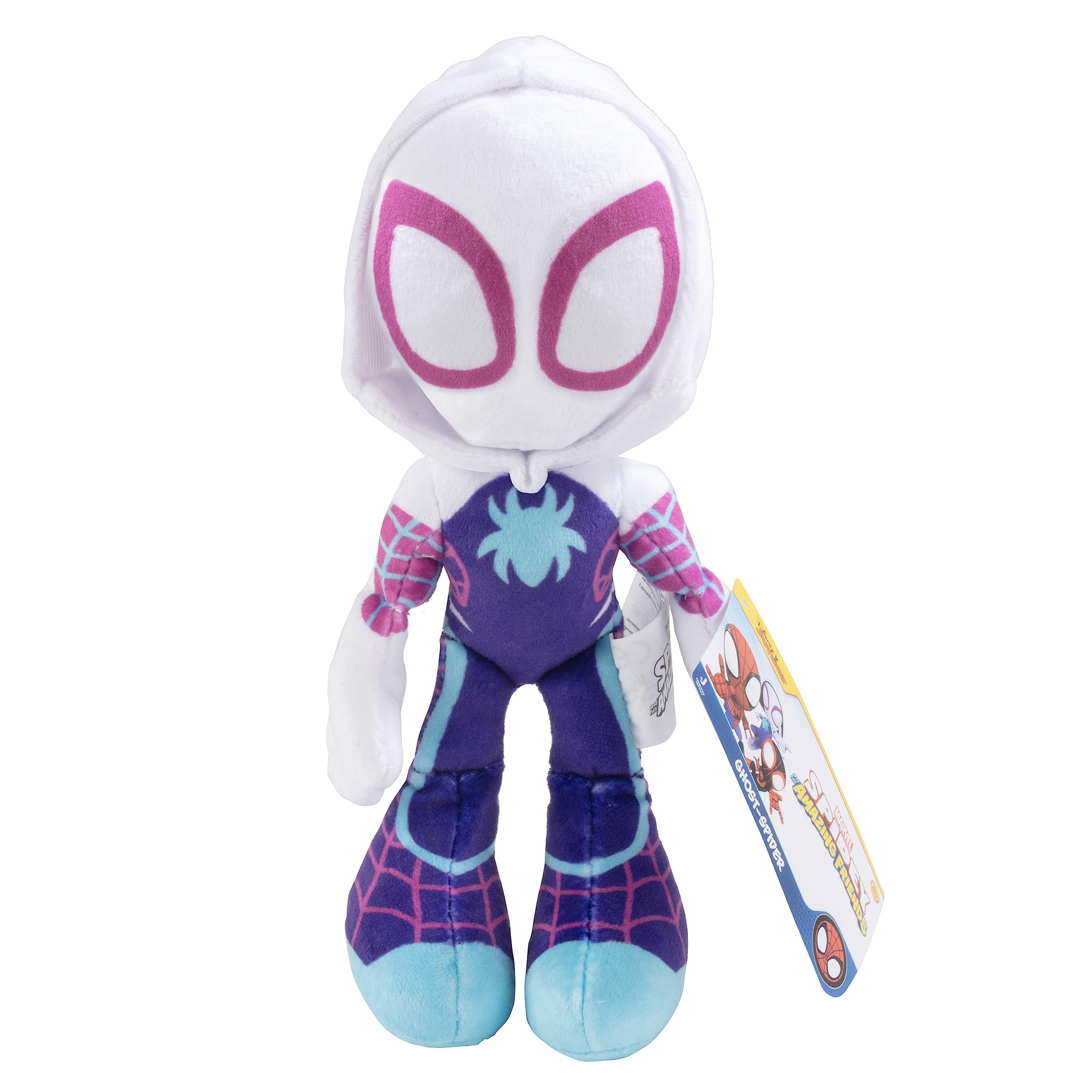 marvel-spidey-super-amis-ghost-spider-peluche-20-cm image 1