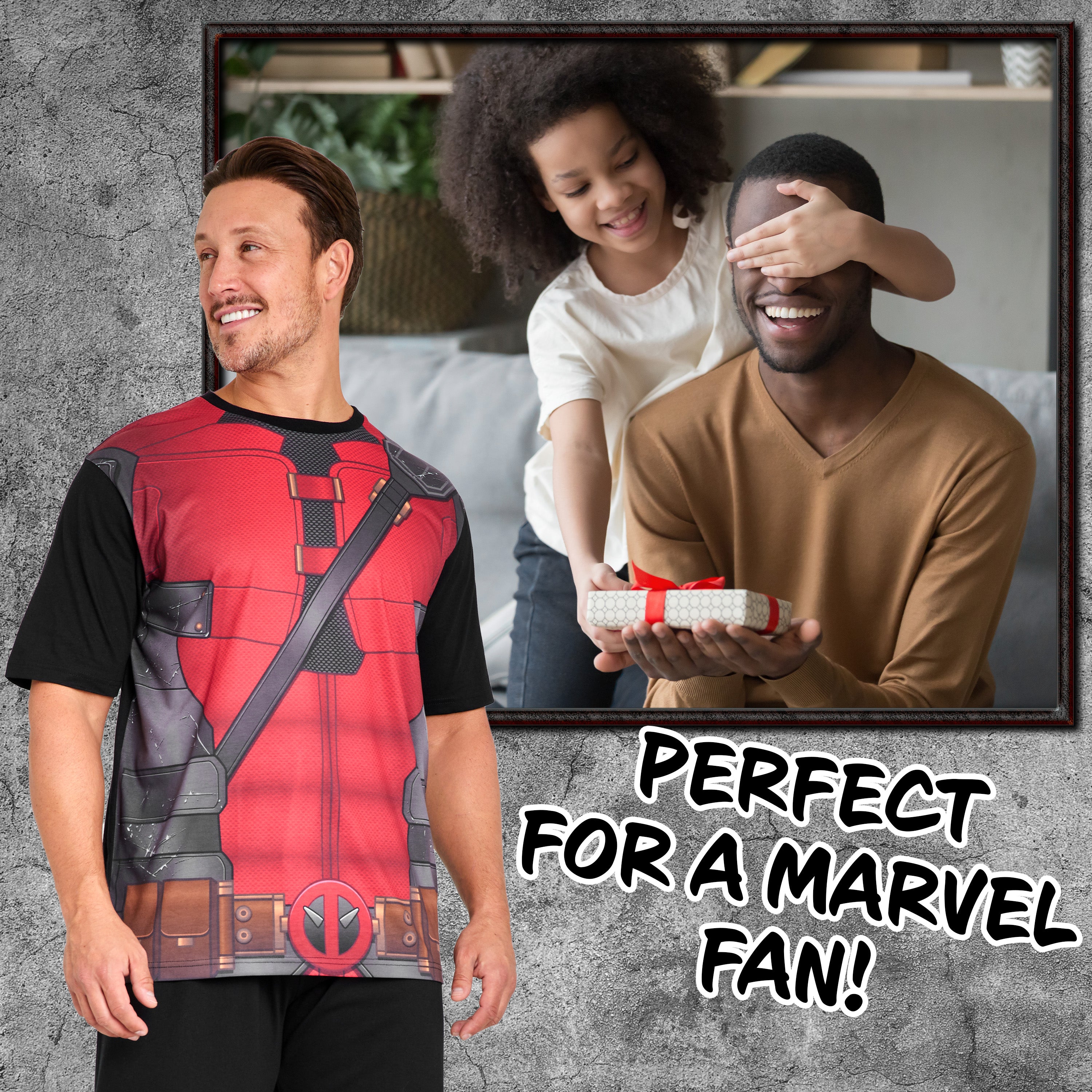 marvel-deadpool-wolverine-pyjama-homme-2-pi-ces-t-shirt-pantalon image 2