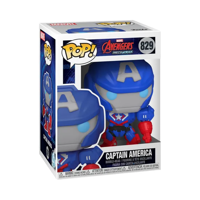 funko-pop-marvel-mech-captain-america-figurine-vinyle-9-5-cm image 1