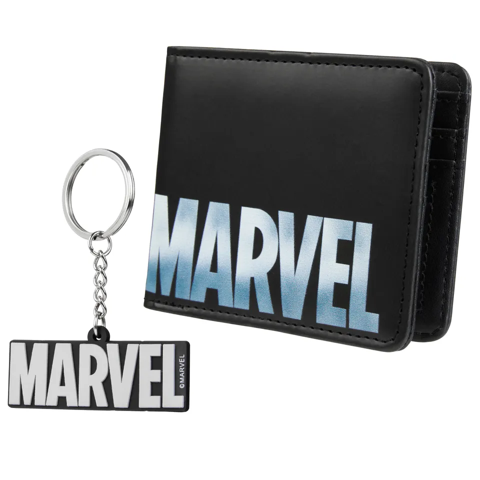 marvel-portefeuille-carte-homme-noir-porte-cl-s image 1