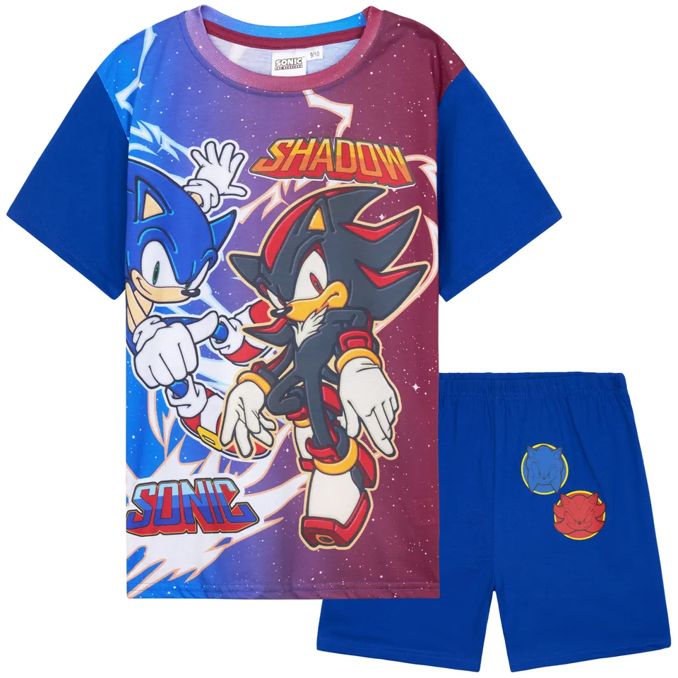 sonic-pyjama-short-gar-on-t-l-ger-7-8-ans image 1