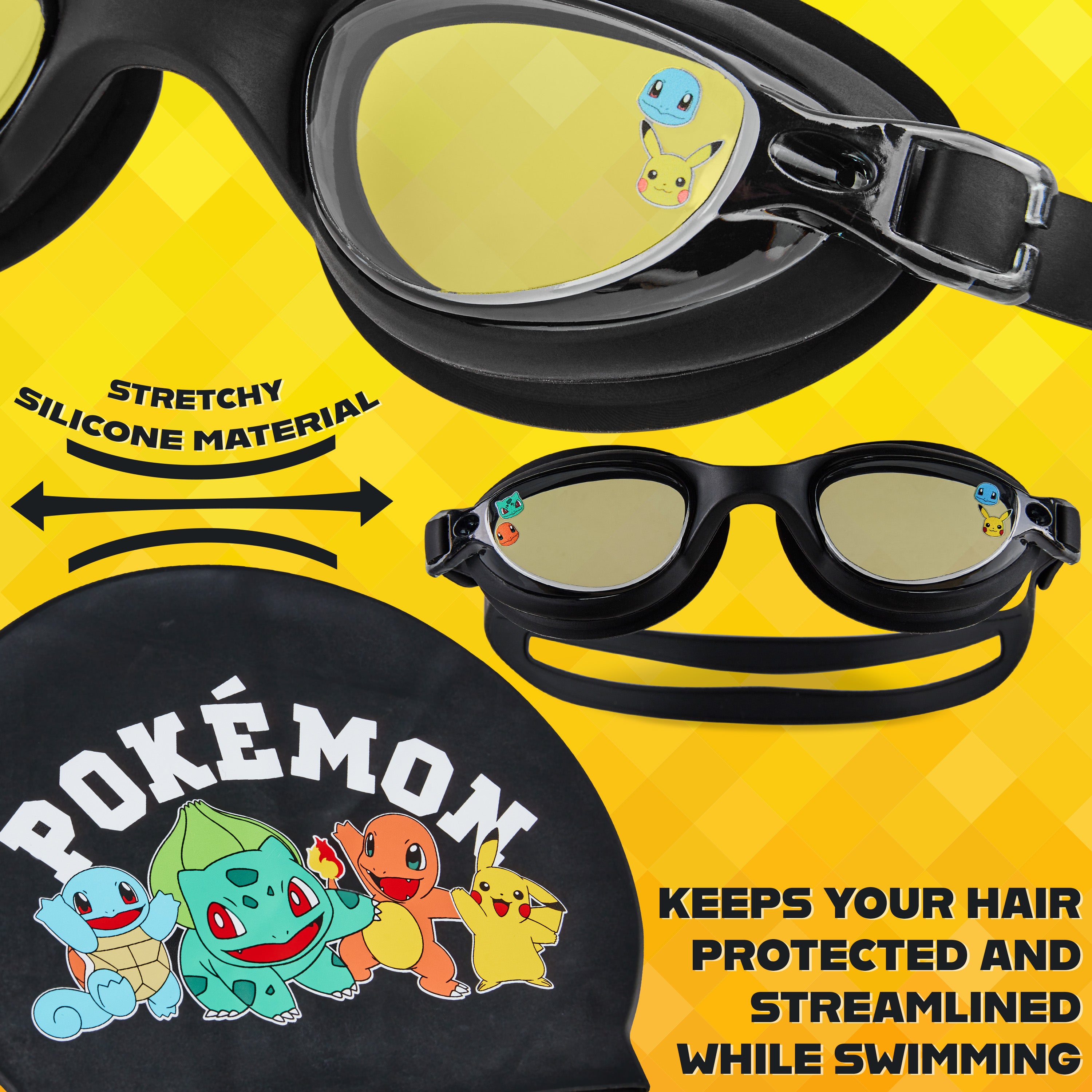 get-trend-boys-lunettes-natation-bonnet-enfant-anti-bu-e-pokemon image 4