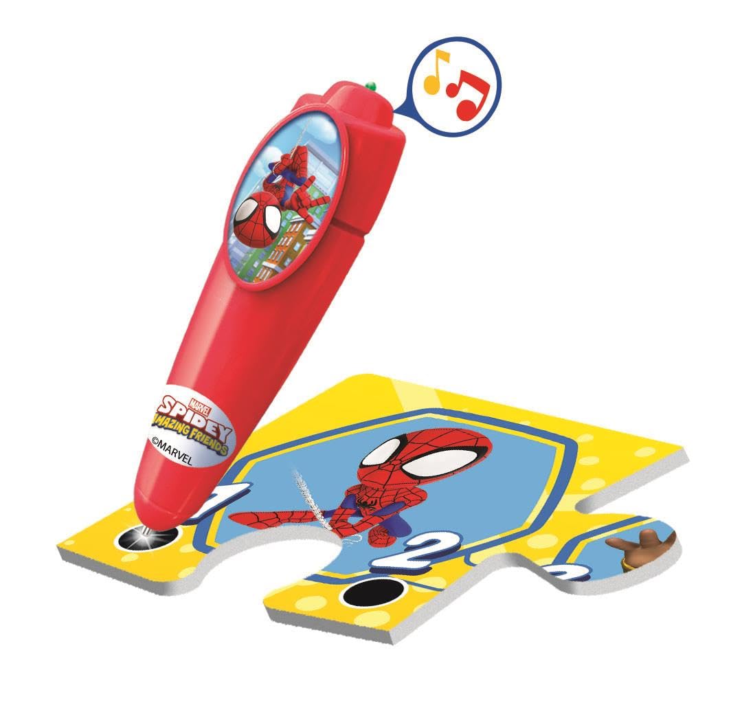 clementoni-spidey-16686-puzzle-sol-24-pi-ces-62x42-stylo-quiz image 5
