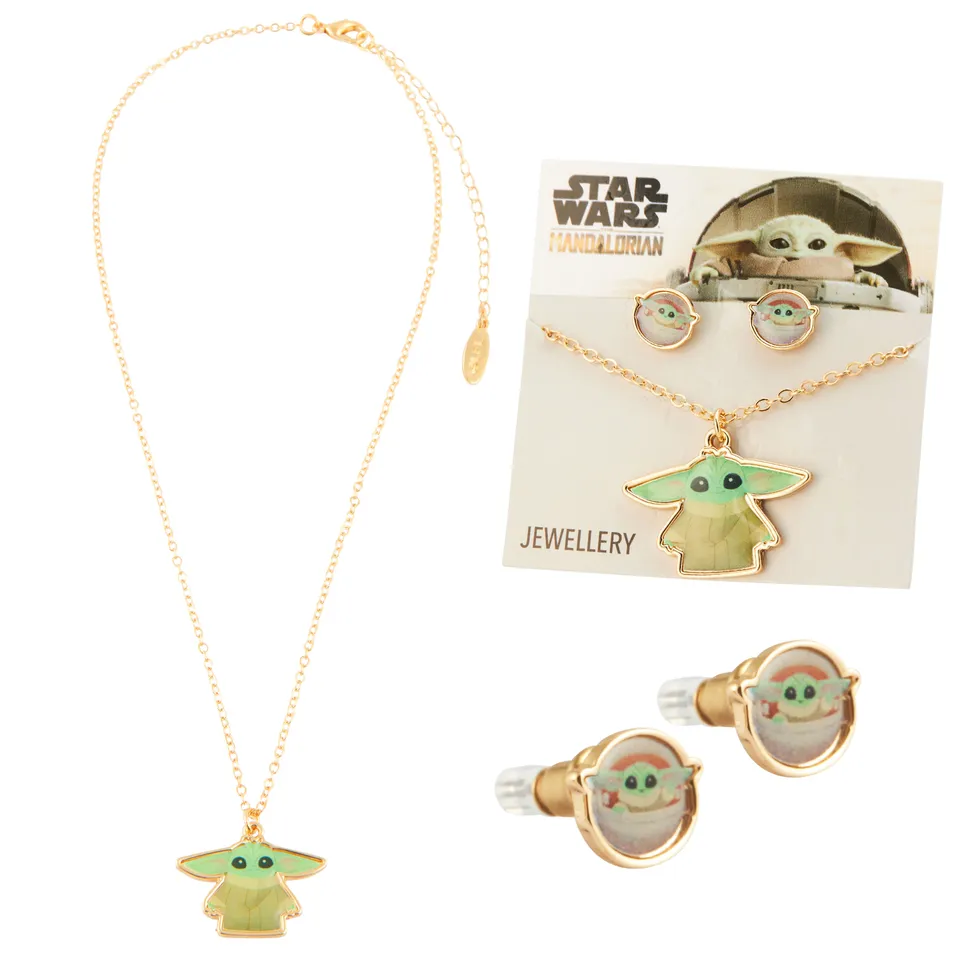 disney-baby-yoda-parure-bijoux-fille-collier-et-bracelet image 1