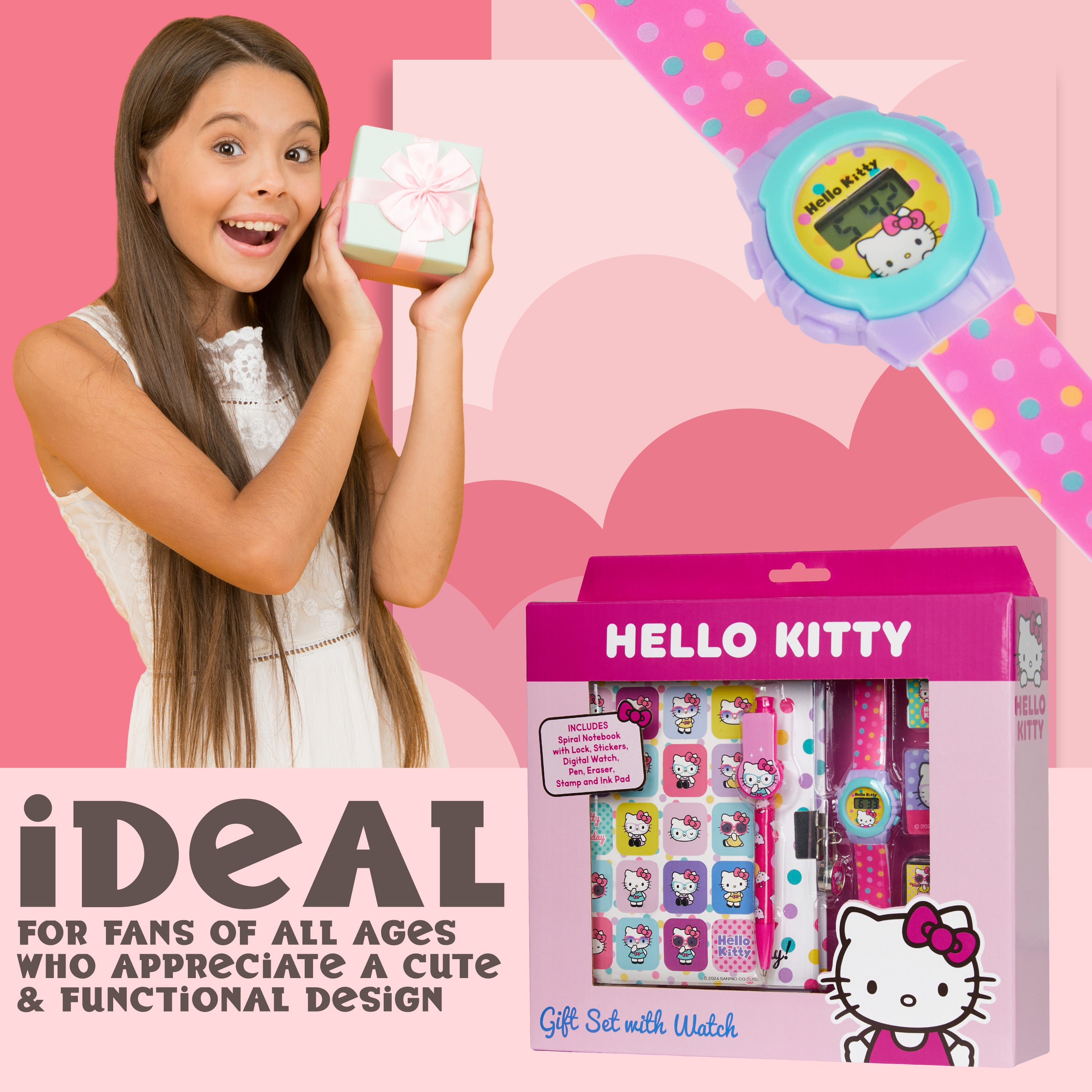 hello-kitty-montre-digitale-fille-coffret-journal-et-tampons image 2