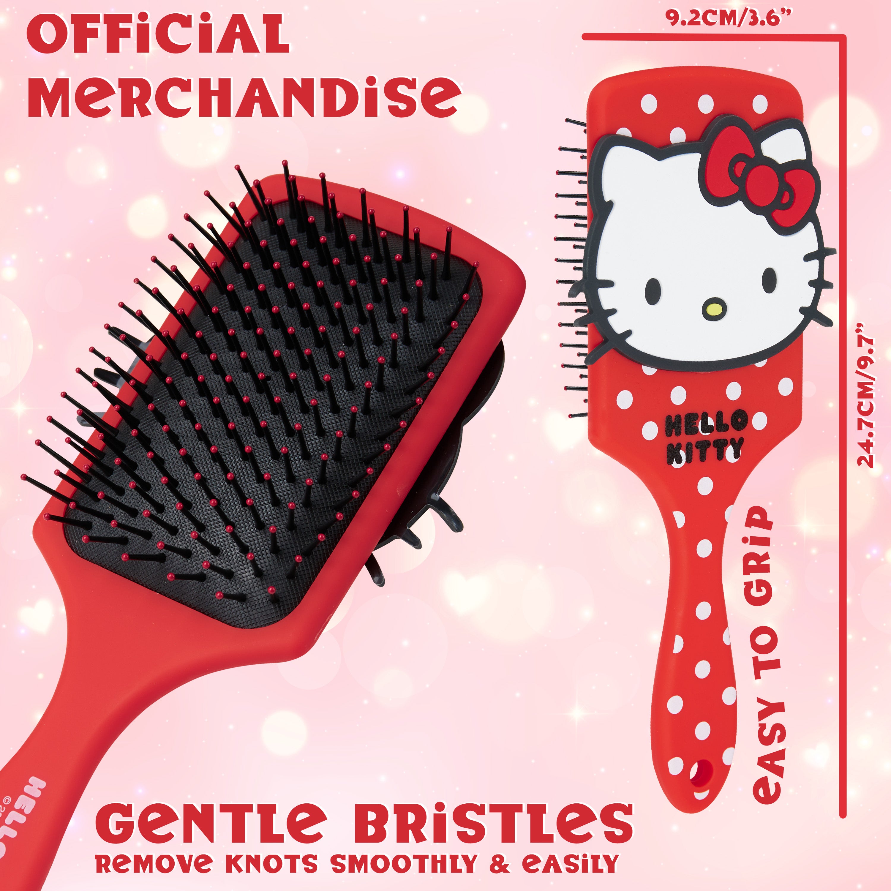 hello-kitty-brosse-d-m-lante-rouge-cheveux-tous-types image 4