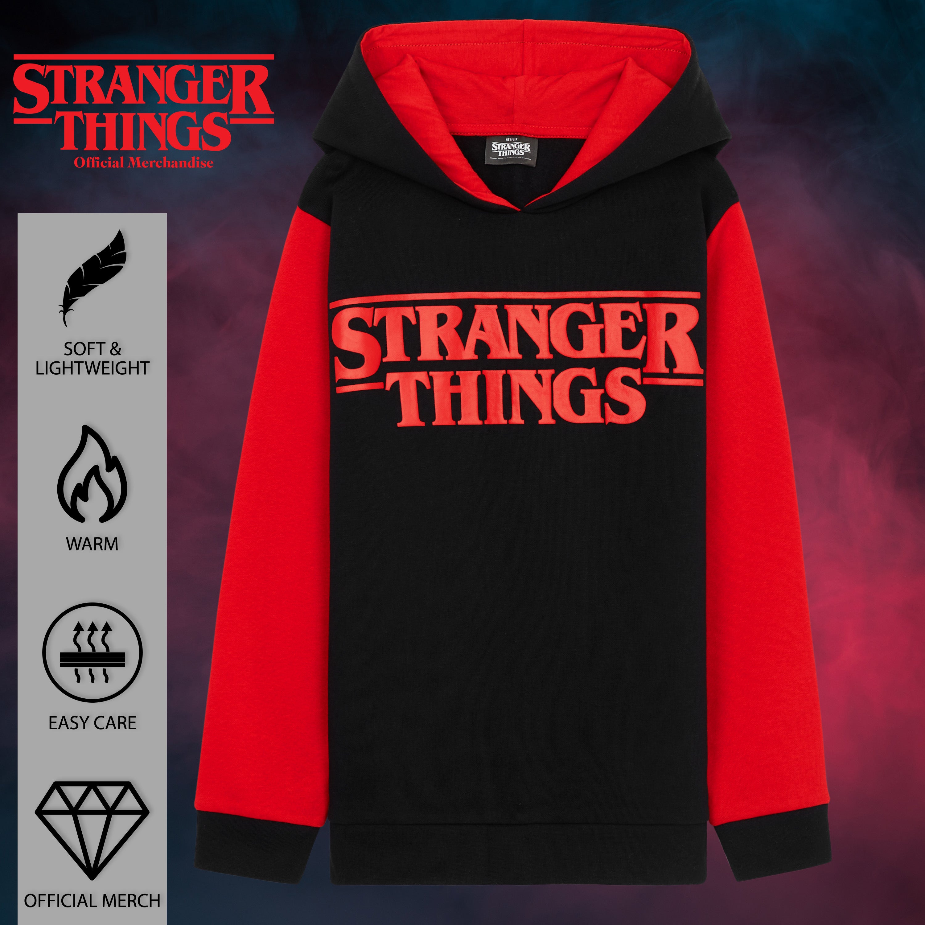 get-trend-boys-stranger-things-sweat-capuche-enfant-11-12-ans-coton image 5