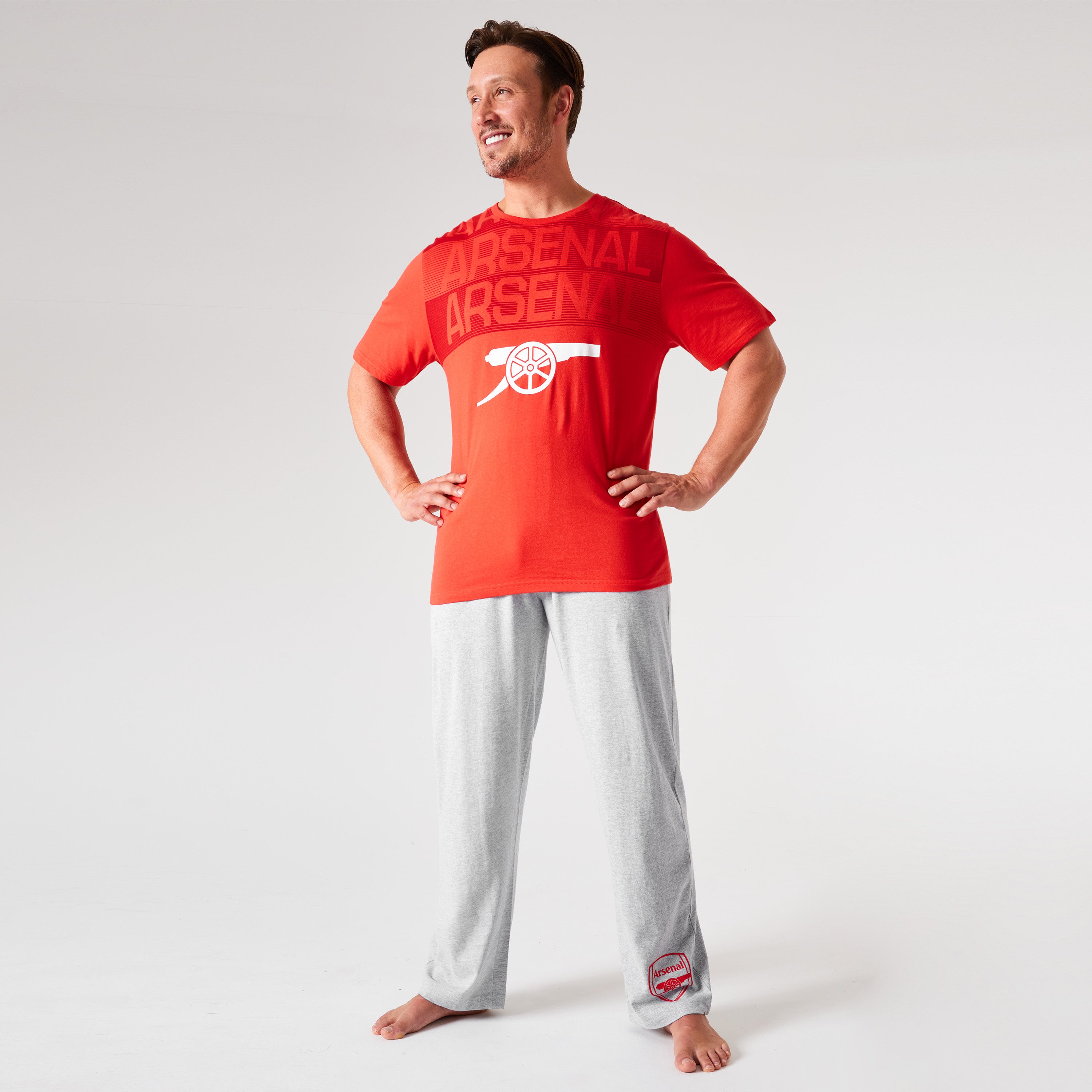 arsenal-men-pyjama-homme-rouge-gris-taille-l image 5