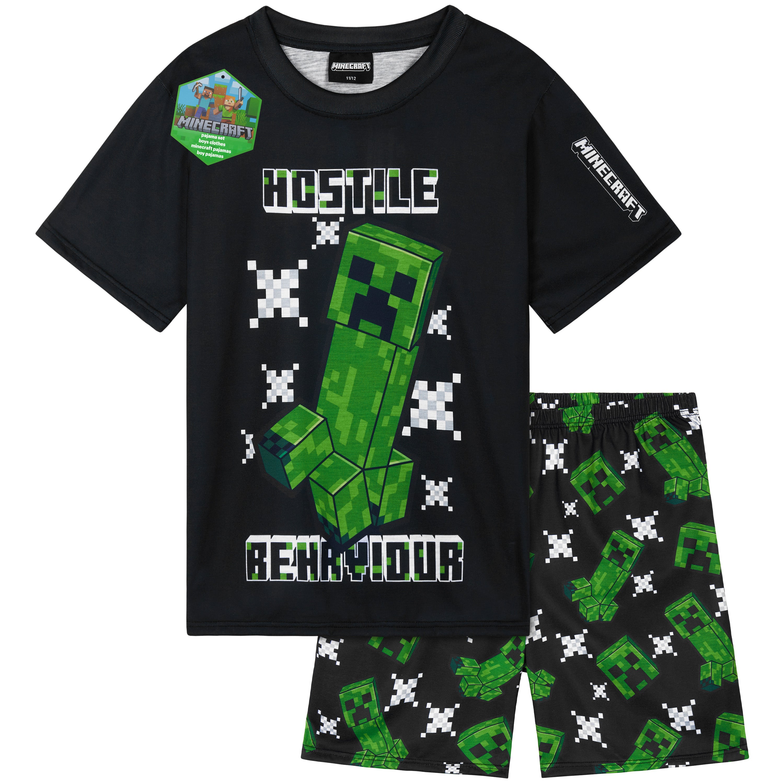 get-trend-boys-pyjama-short-enfant-manches-courtes-gamer image 1